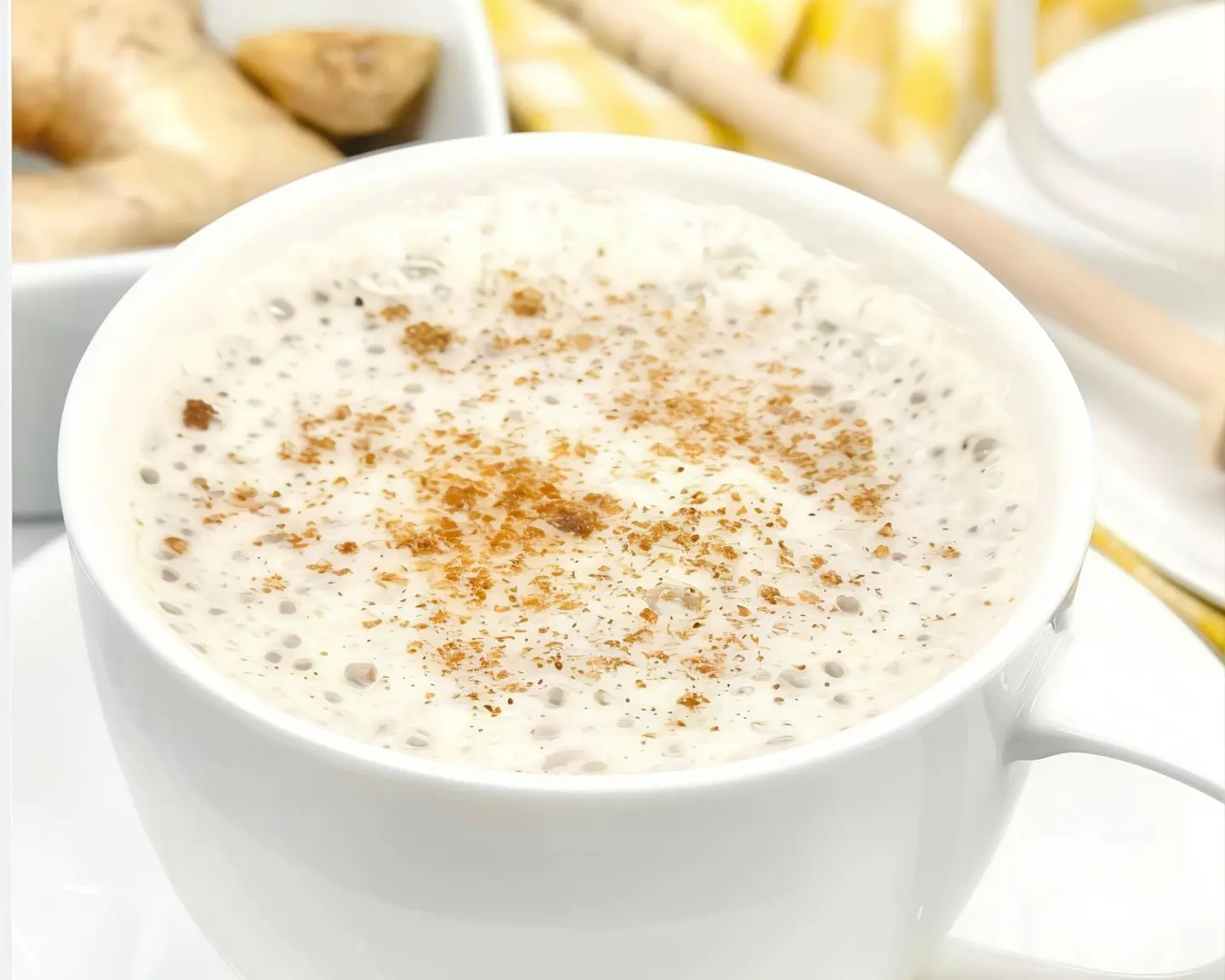 زنجبيل مع الحليب