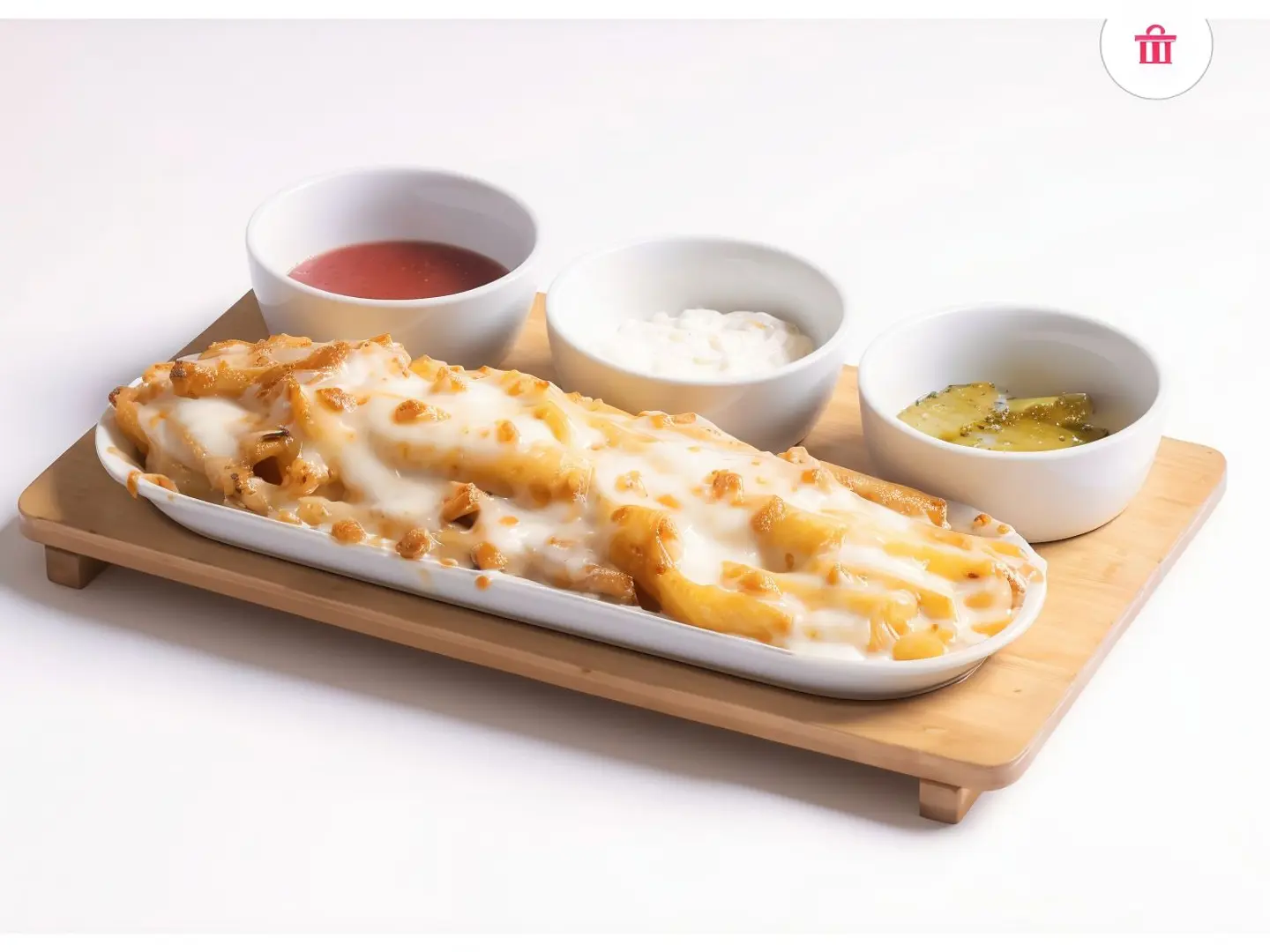 بطاطس مقليه مع الجبن