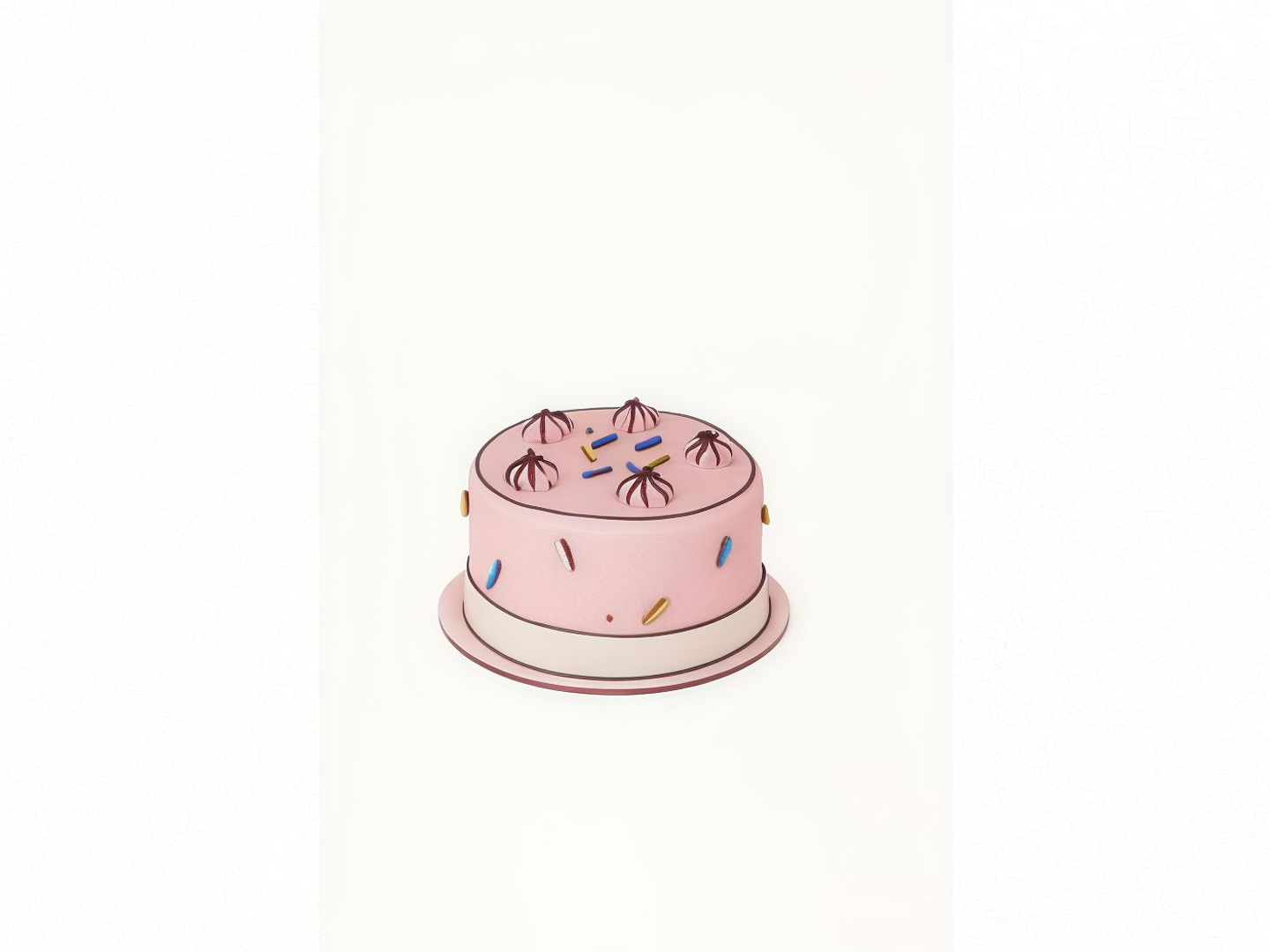 Comic Cake Red Velvet Medium