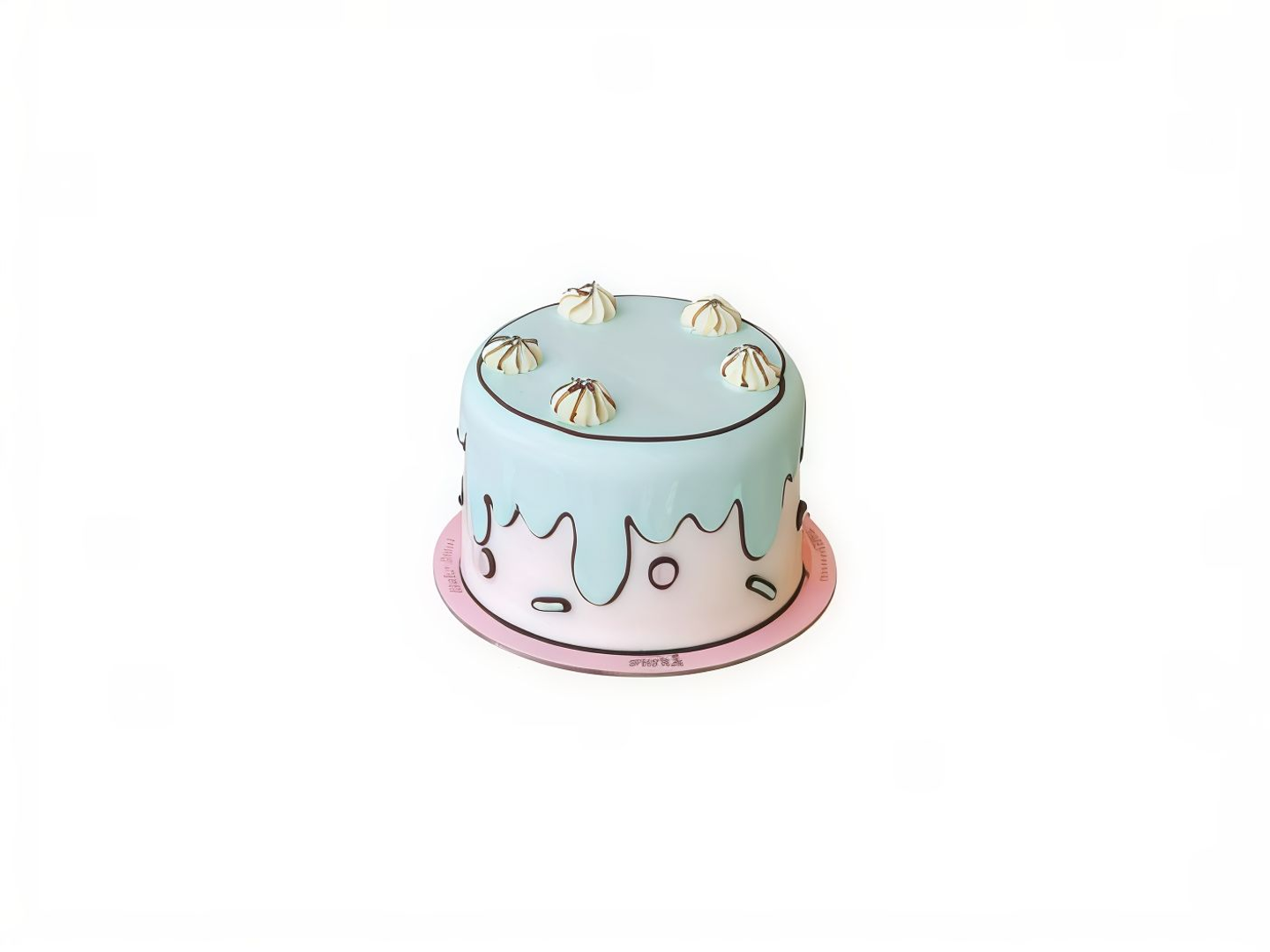 Comic Cake Chocolate Medium