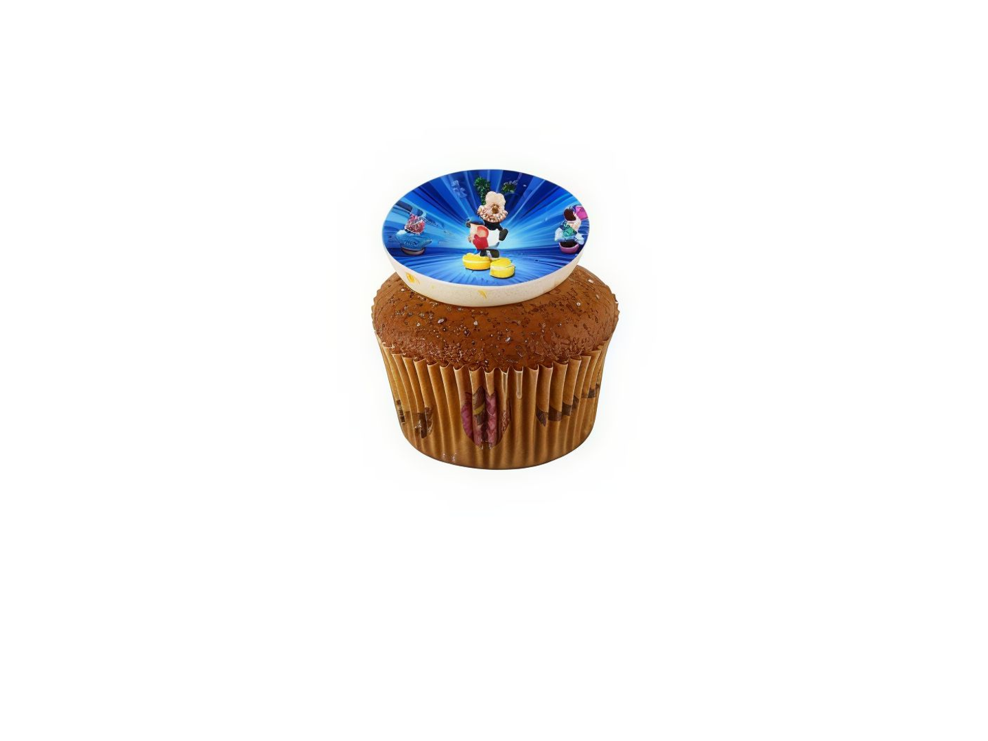 Photo Printed Cupcake