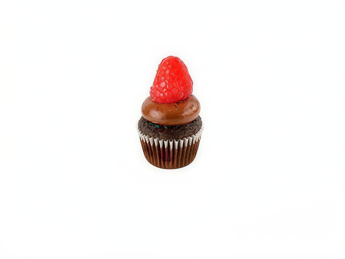 Mini Crunchy Chocolate Cupcake