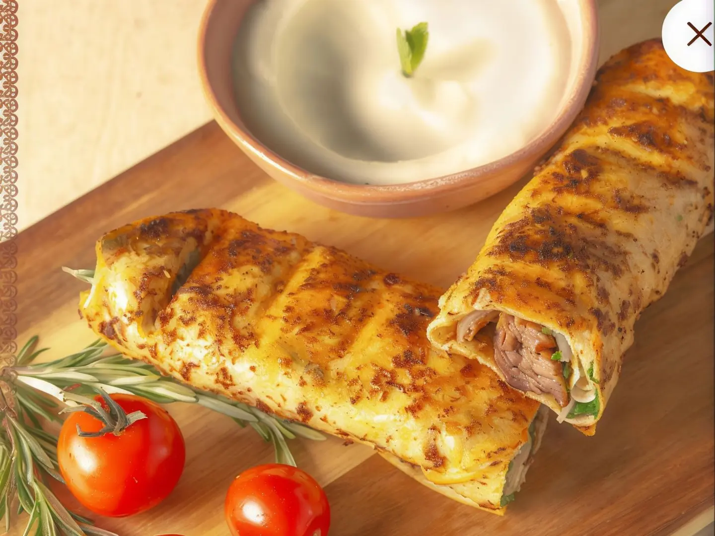 Meat Kebab Sandwich