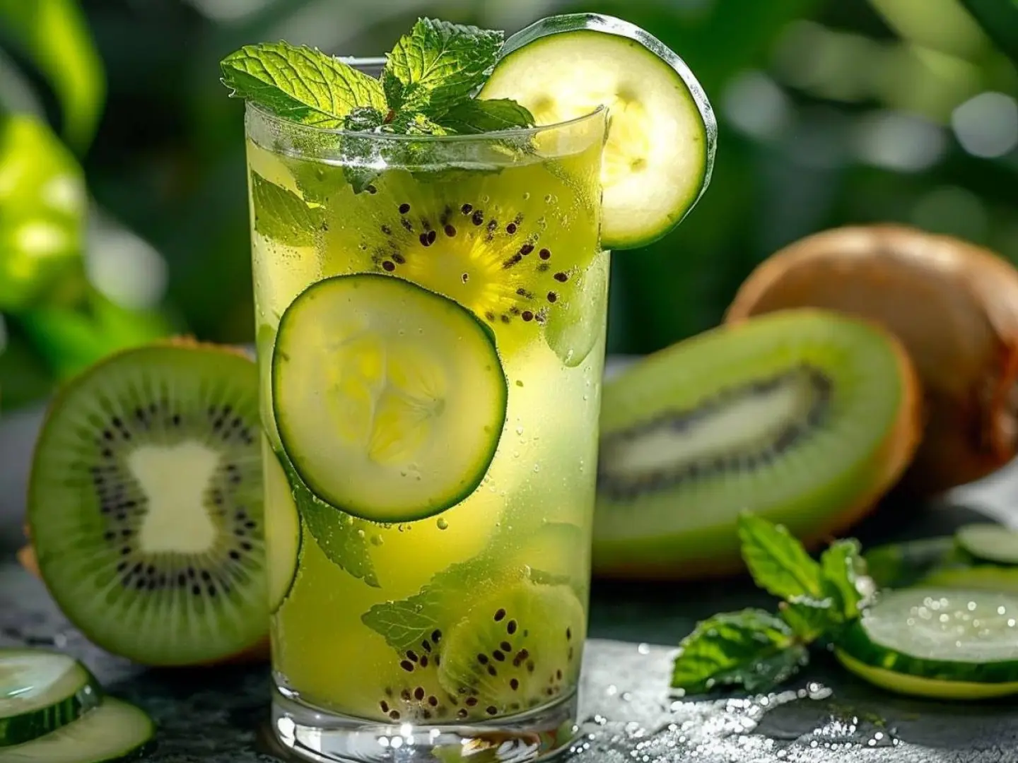 Kiwi Cucumber Mojito
