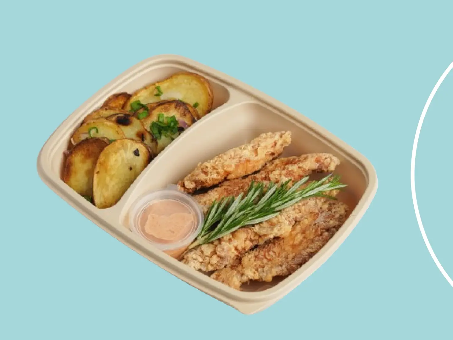 تندر دجاج مع البطاطس