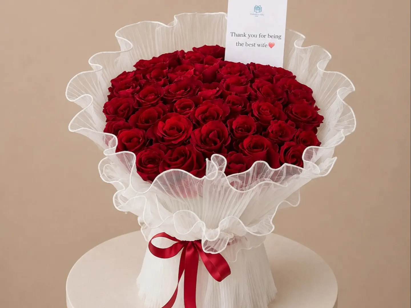 باقة حمراء