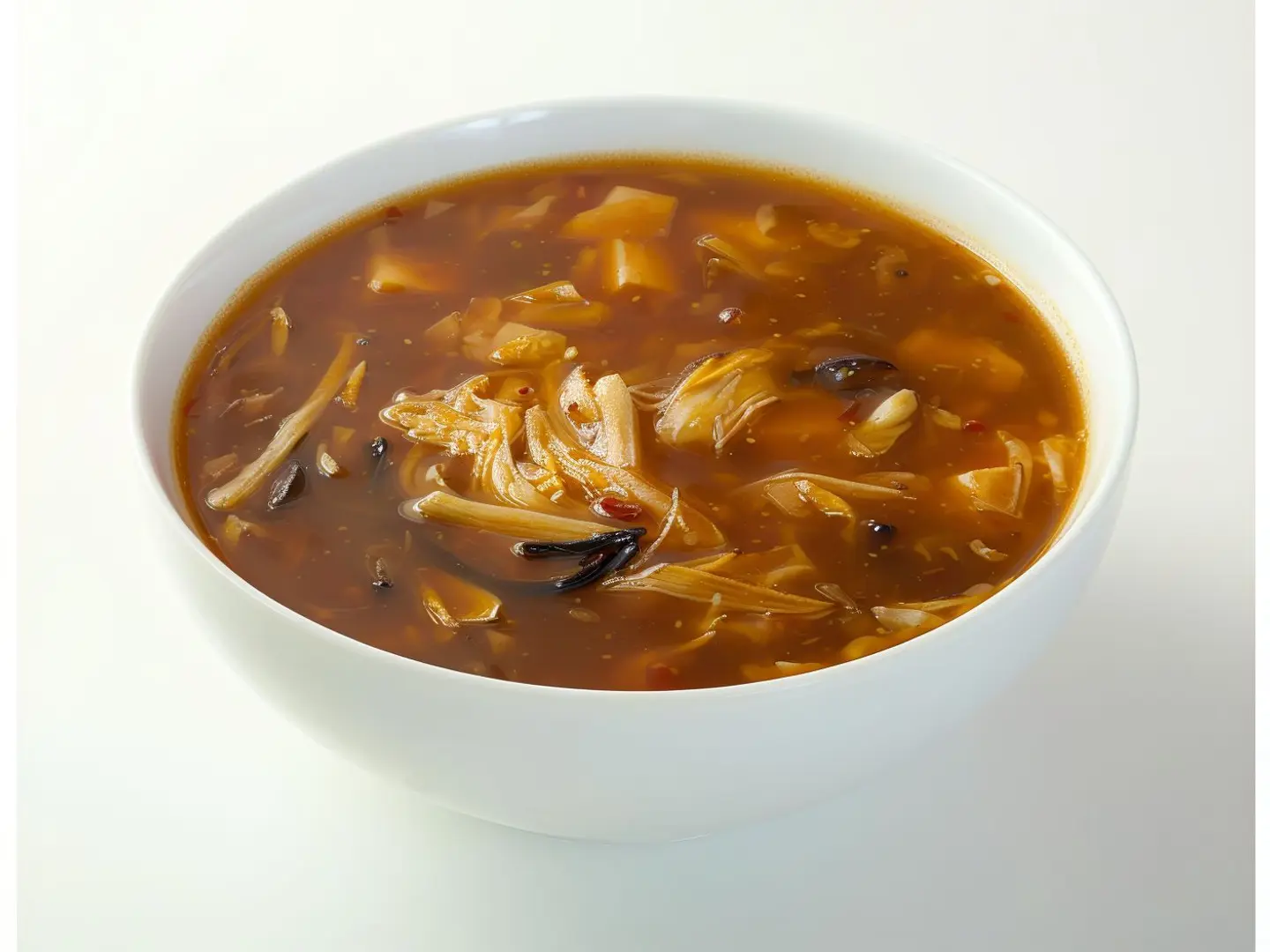 شوربة حارة وحامضة