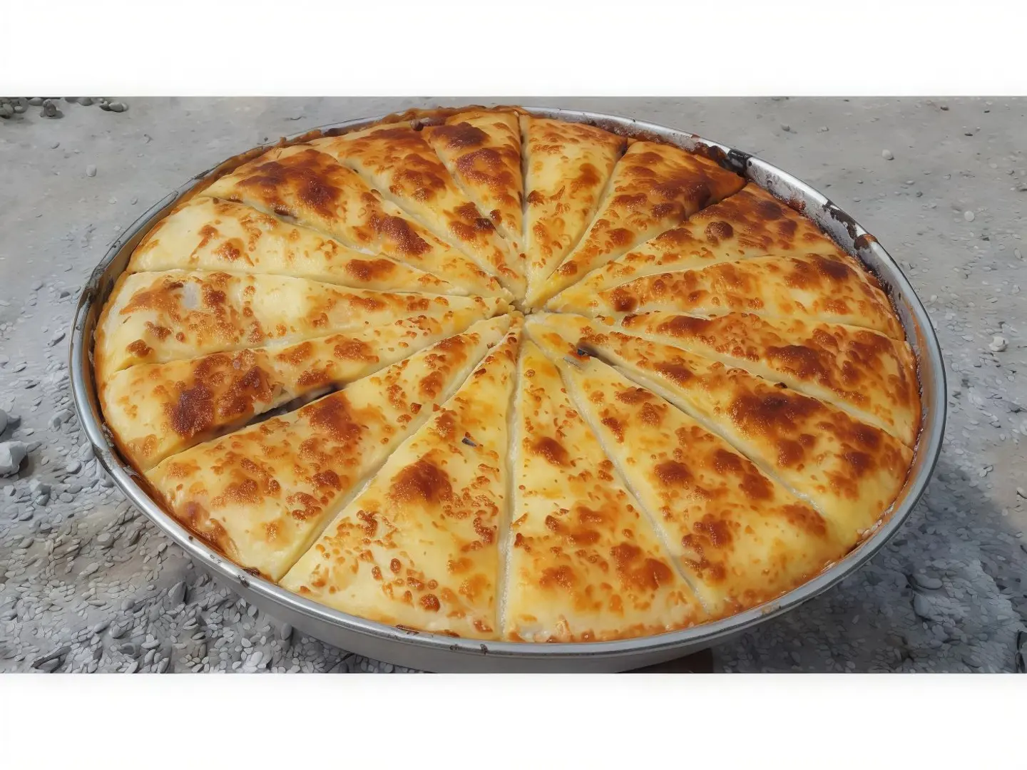Sesame Pie With Creamy Cheese