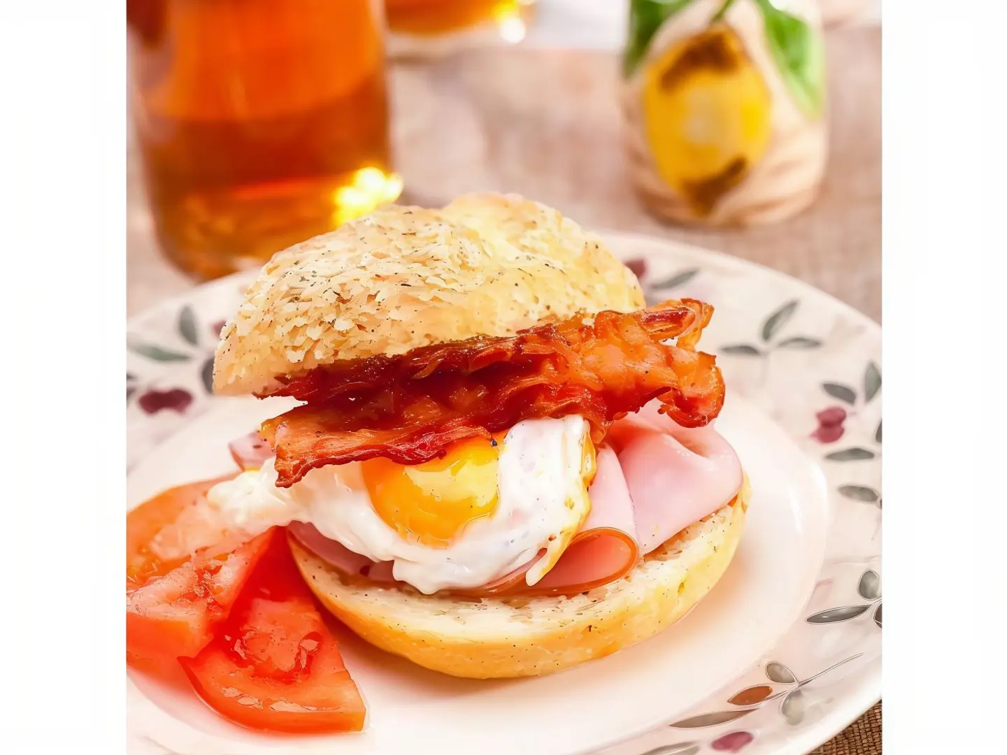 Sunny Side Up Egg With Cheddar Cheese