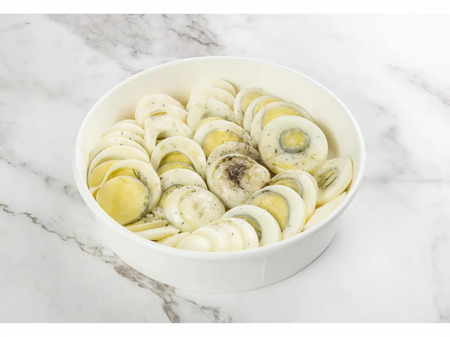 Boiled Egg Plate With Two Cheeses