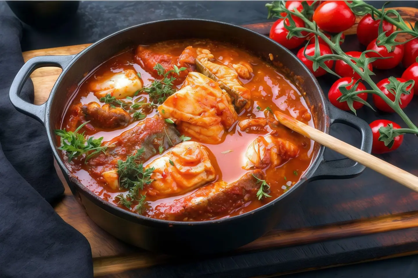 Red Sauce Fish Fillet Tagine