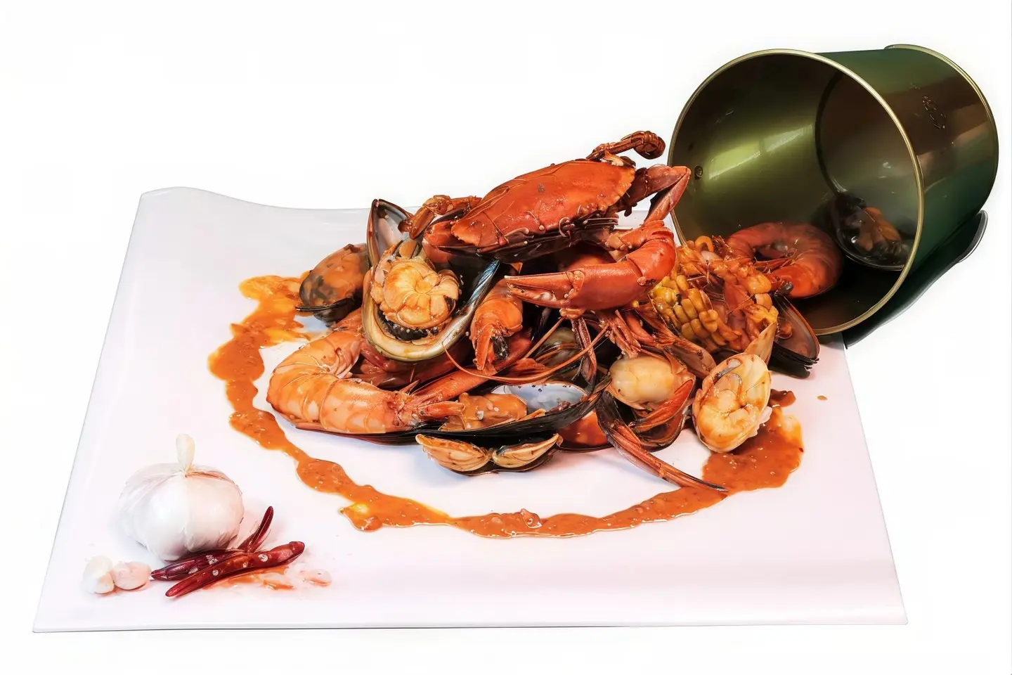 Seafood Bucket With Rice