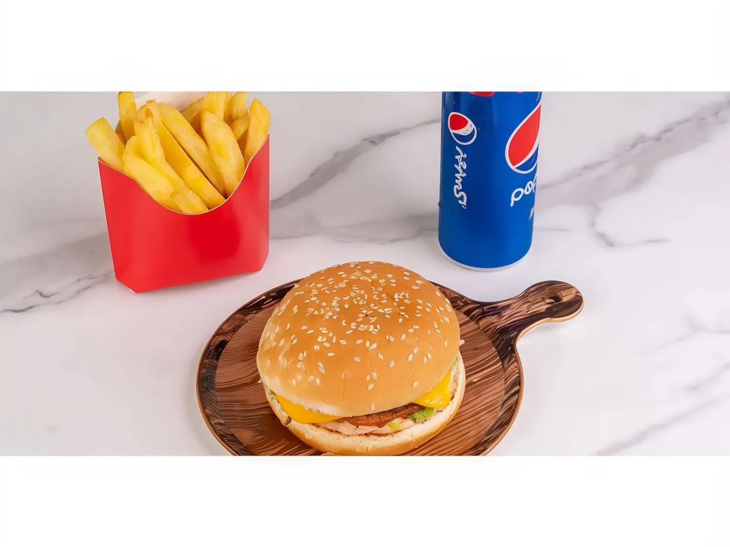Shawarma Burger Meal