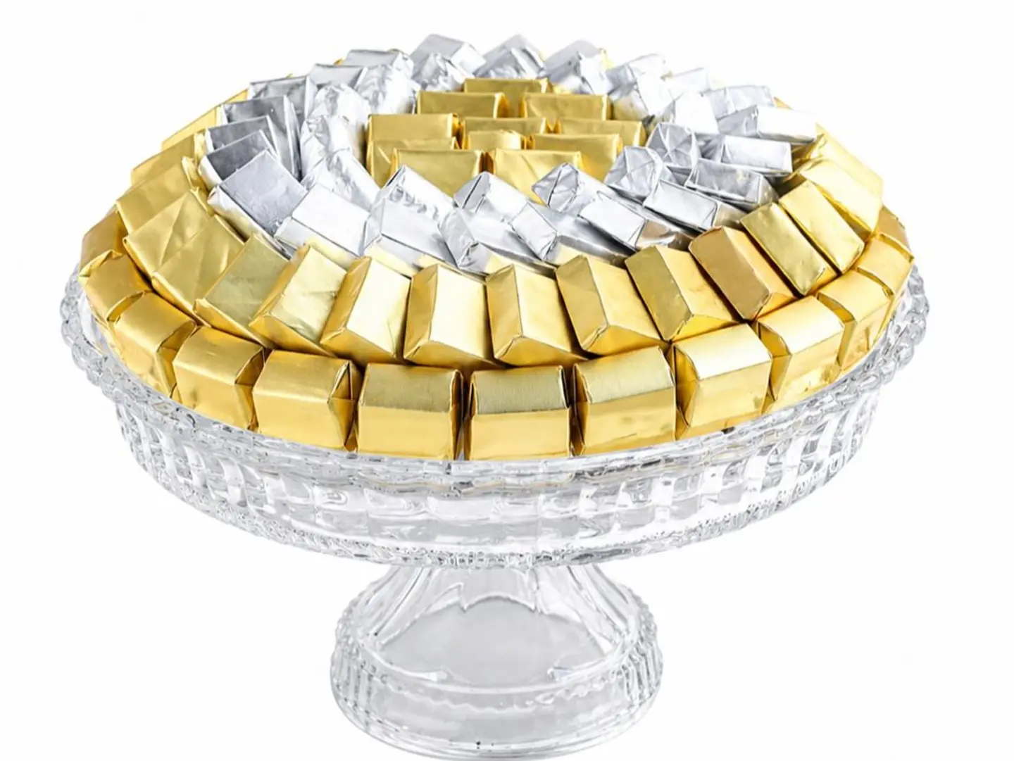 Display Trays Of Wrapped Chocolates