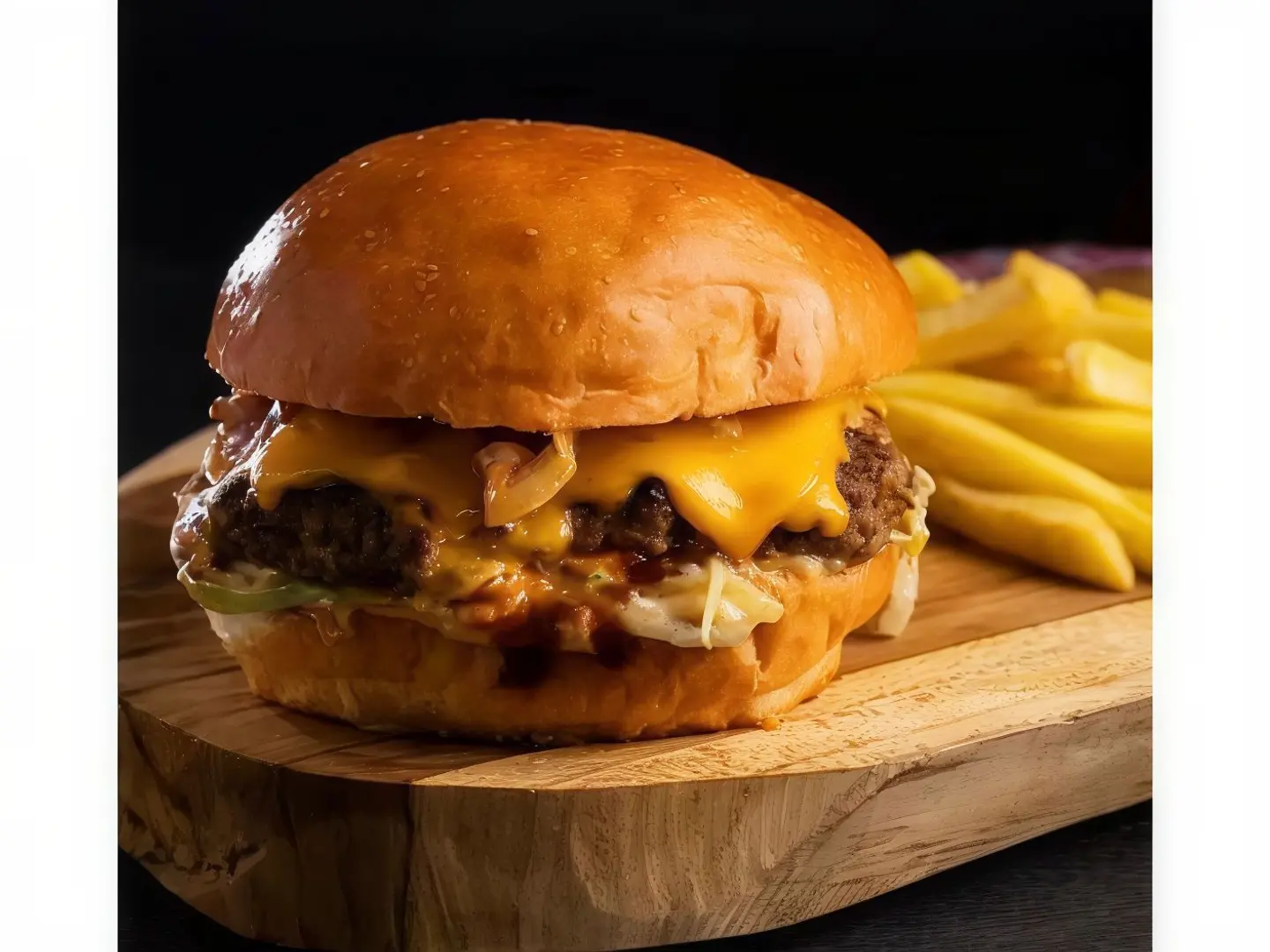 Smash Beef Burger Combo