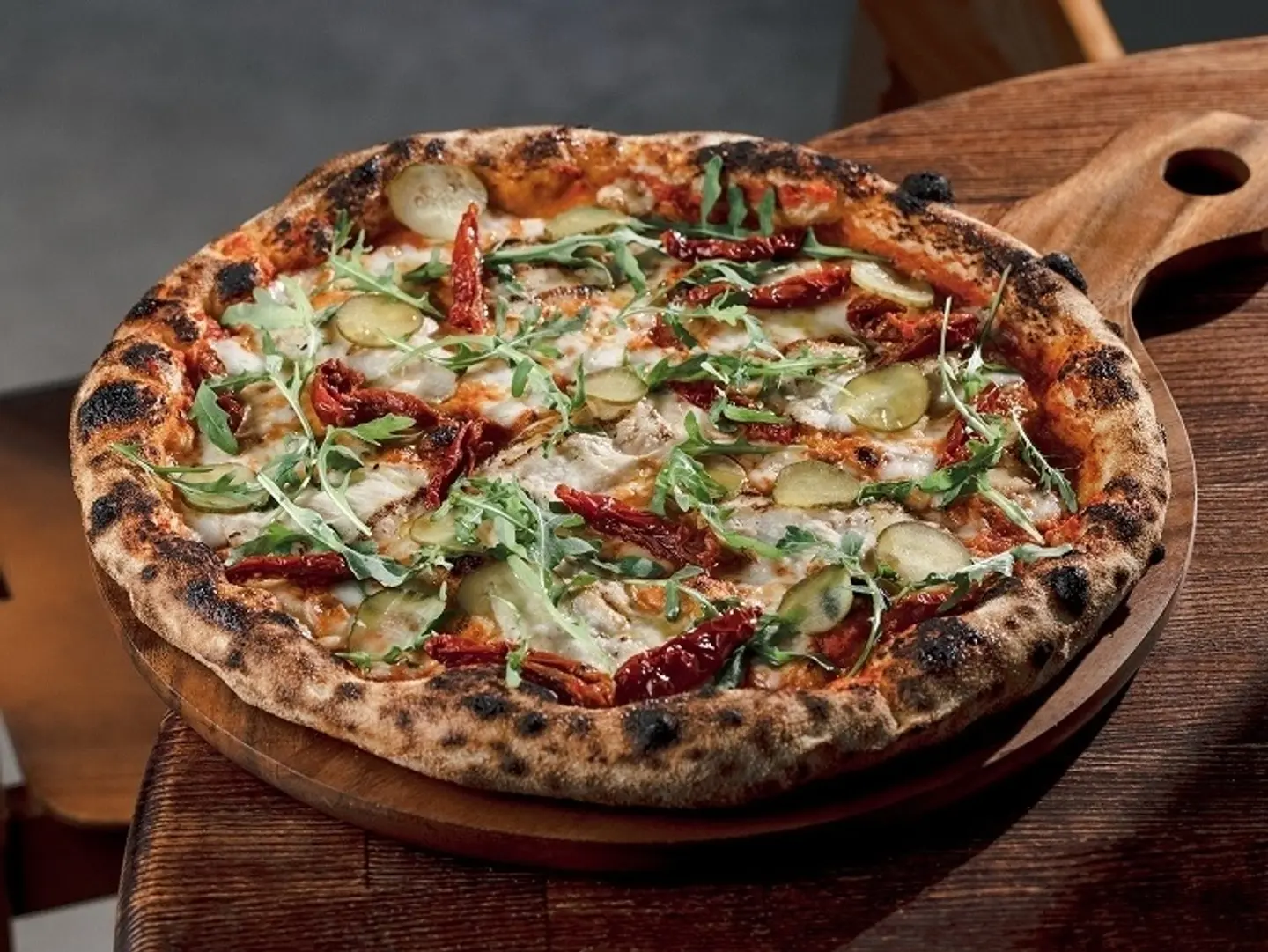 Chicken Scarmoza Pizza