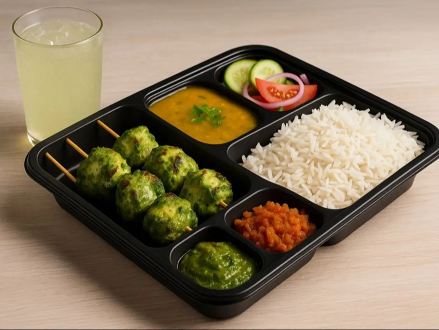Haryali Skewers Meal Box