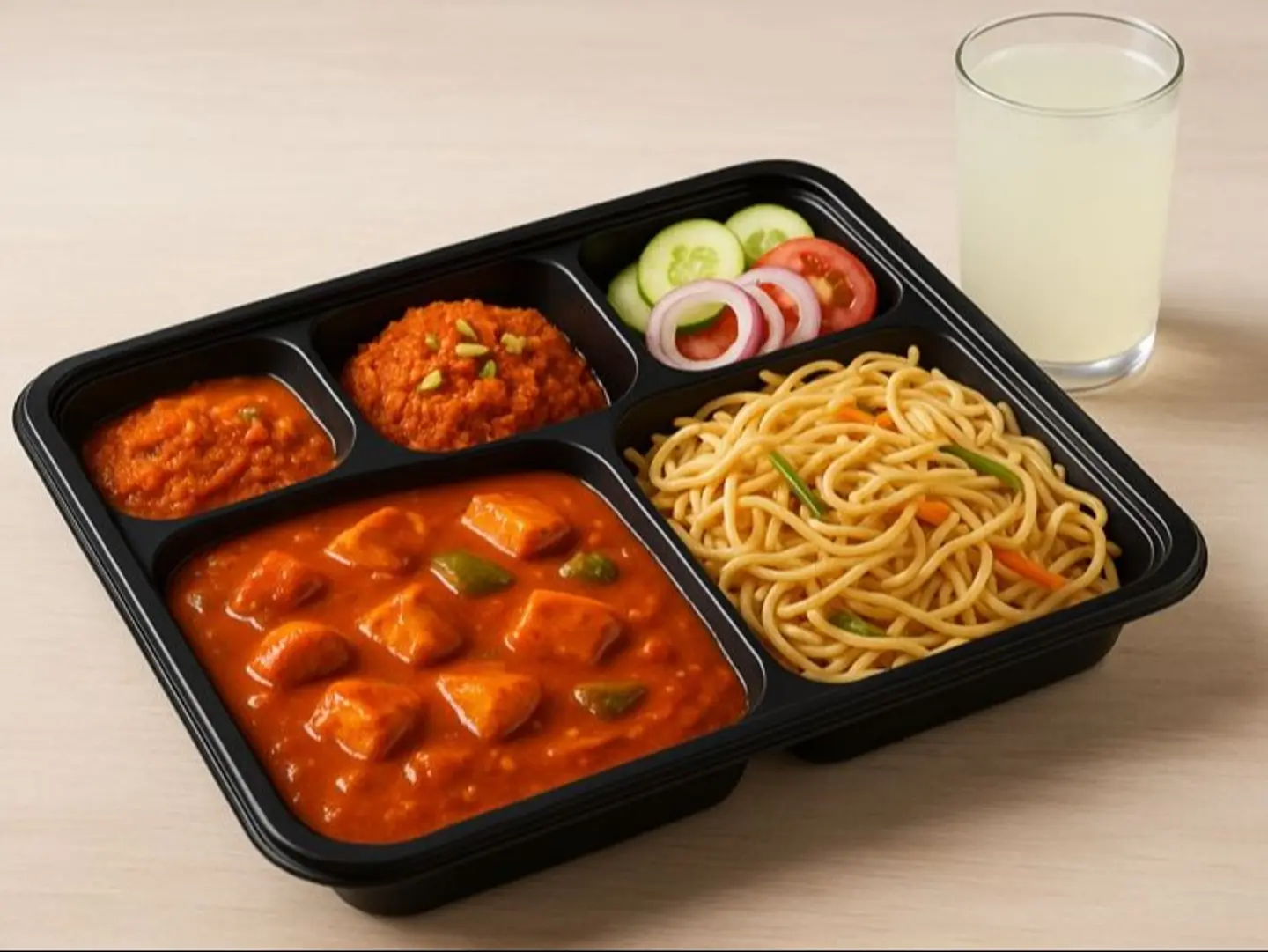 Veg Hakka Noodles Meal Box