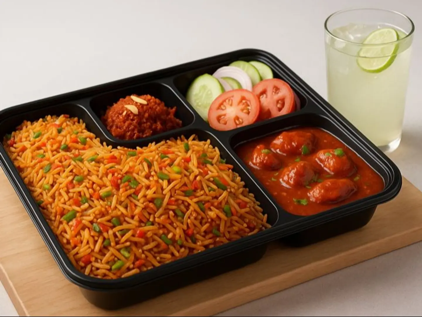 Chicken Schezwan Rice Meal Box