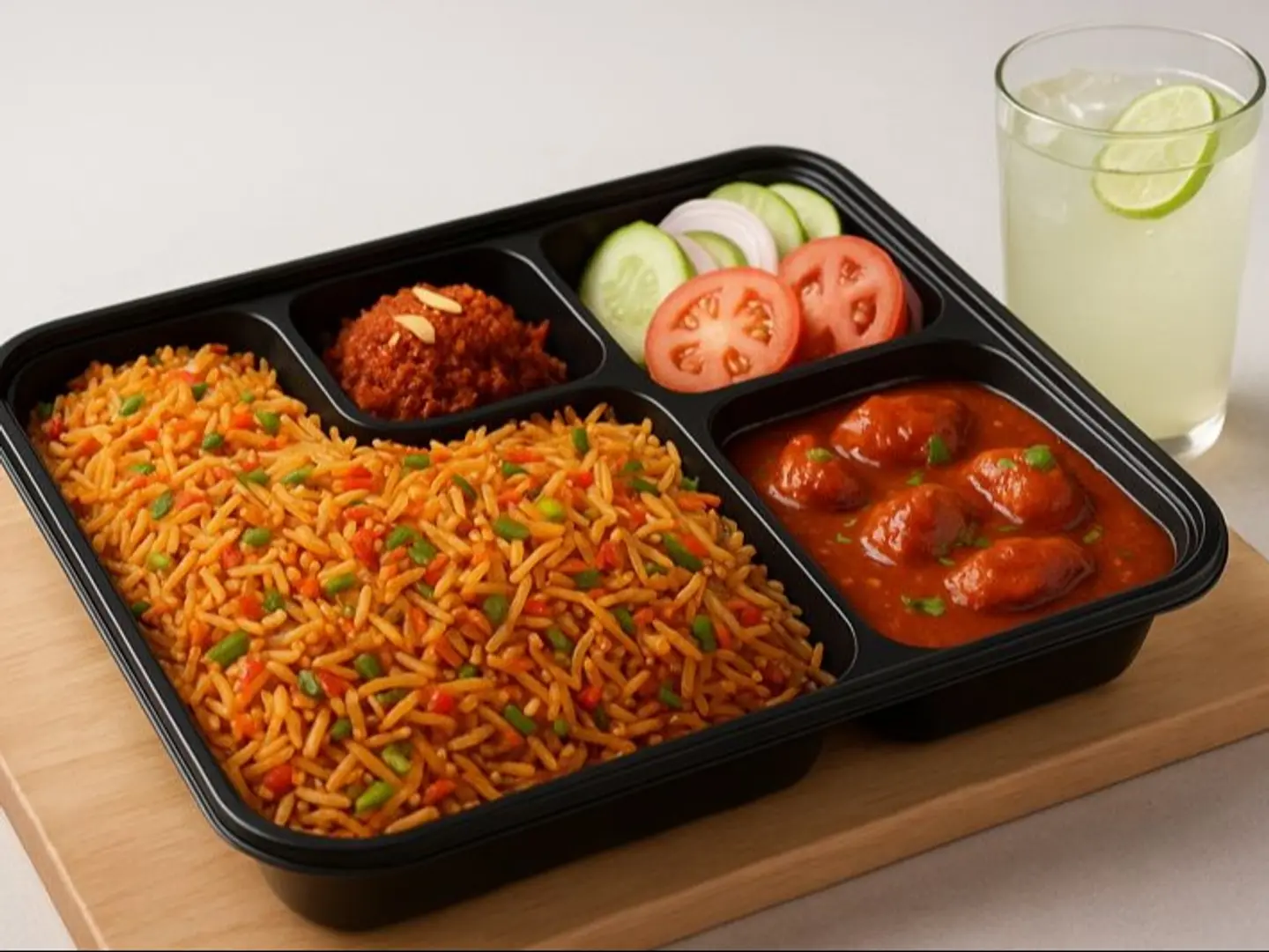 Veg Schezwan Rice Meal Box