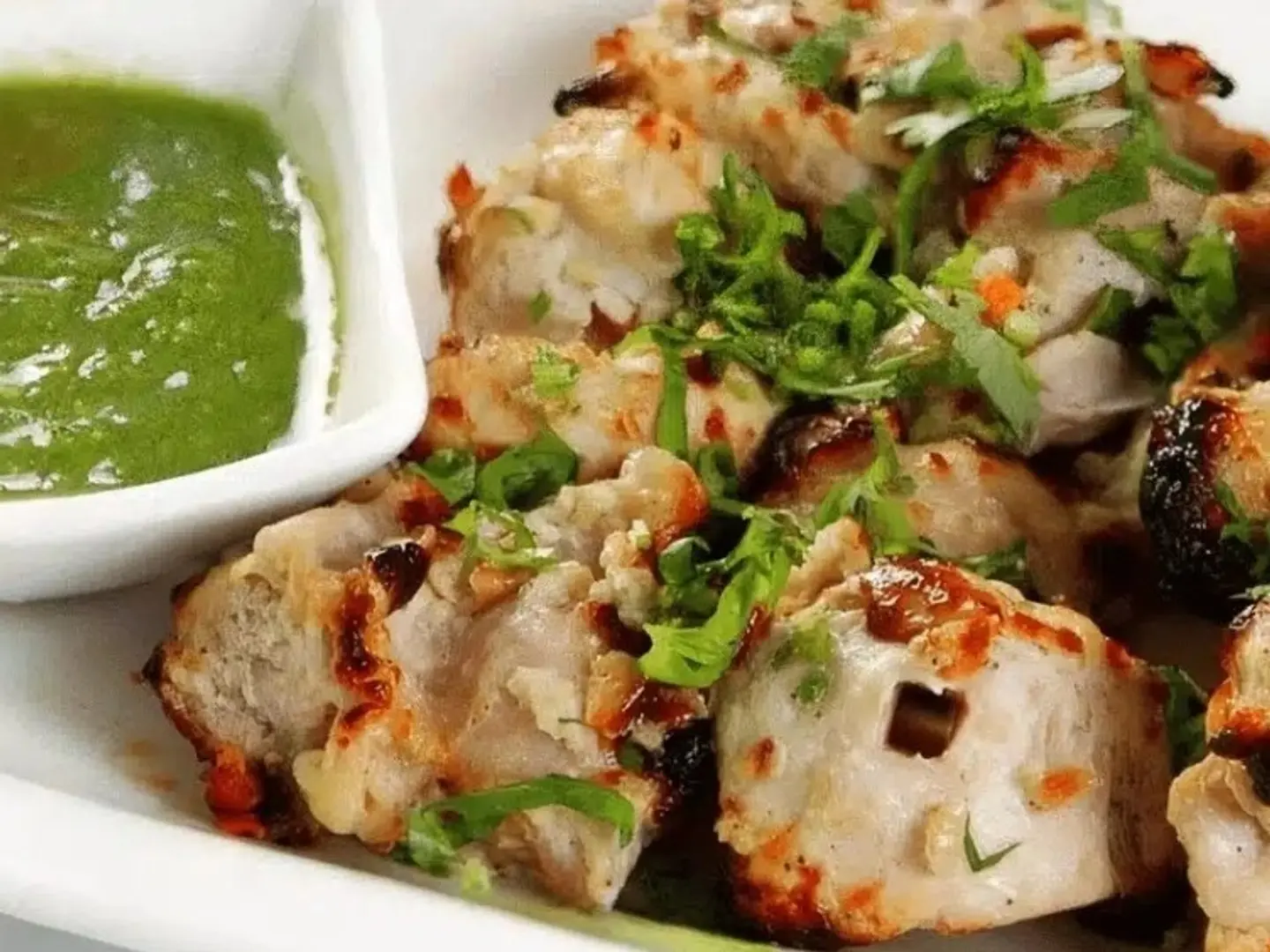 Malai Chicken Skewers