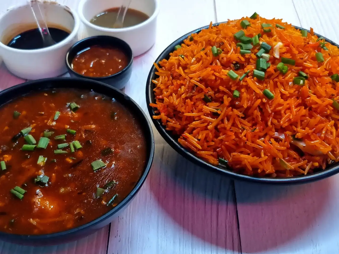 Triple Schezwan Chicken Feast