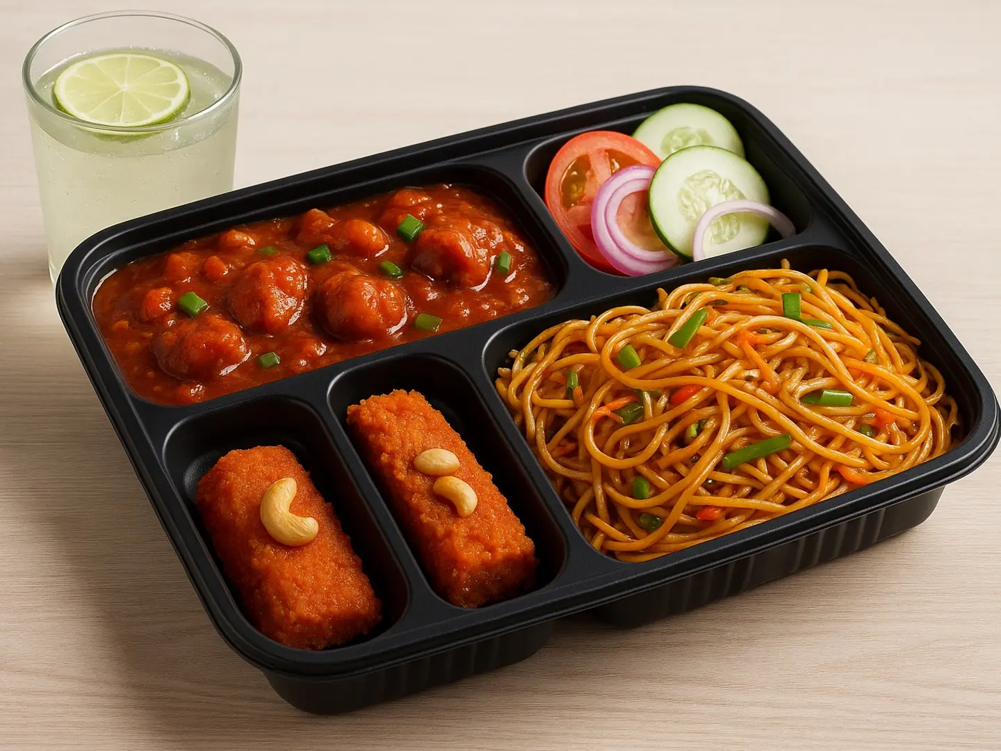Chicken Schezwan Noodles Meal Box