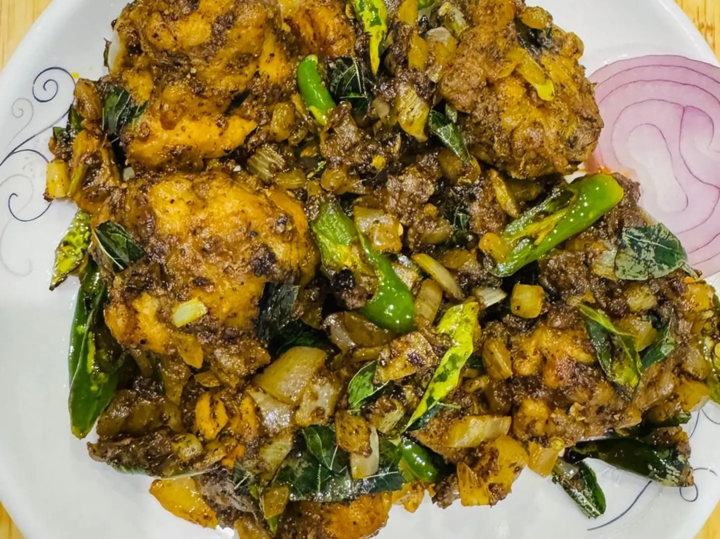 لحم البقر بالفلفل الجاف