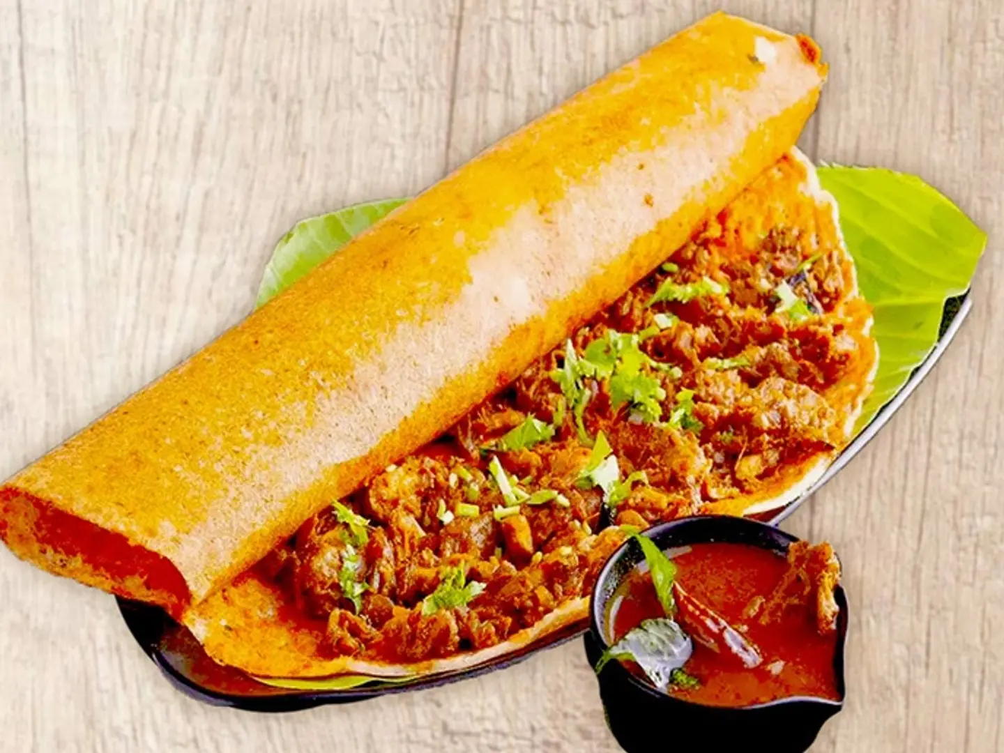 Chicken Kari Dosa