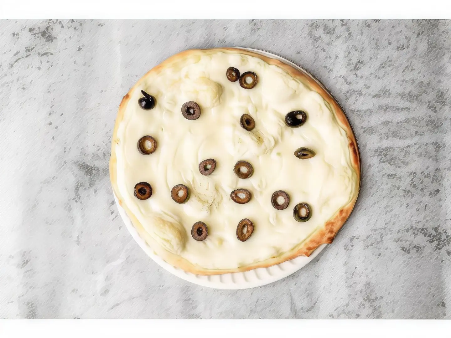 Labneh With Olives Manoushe