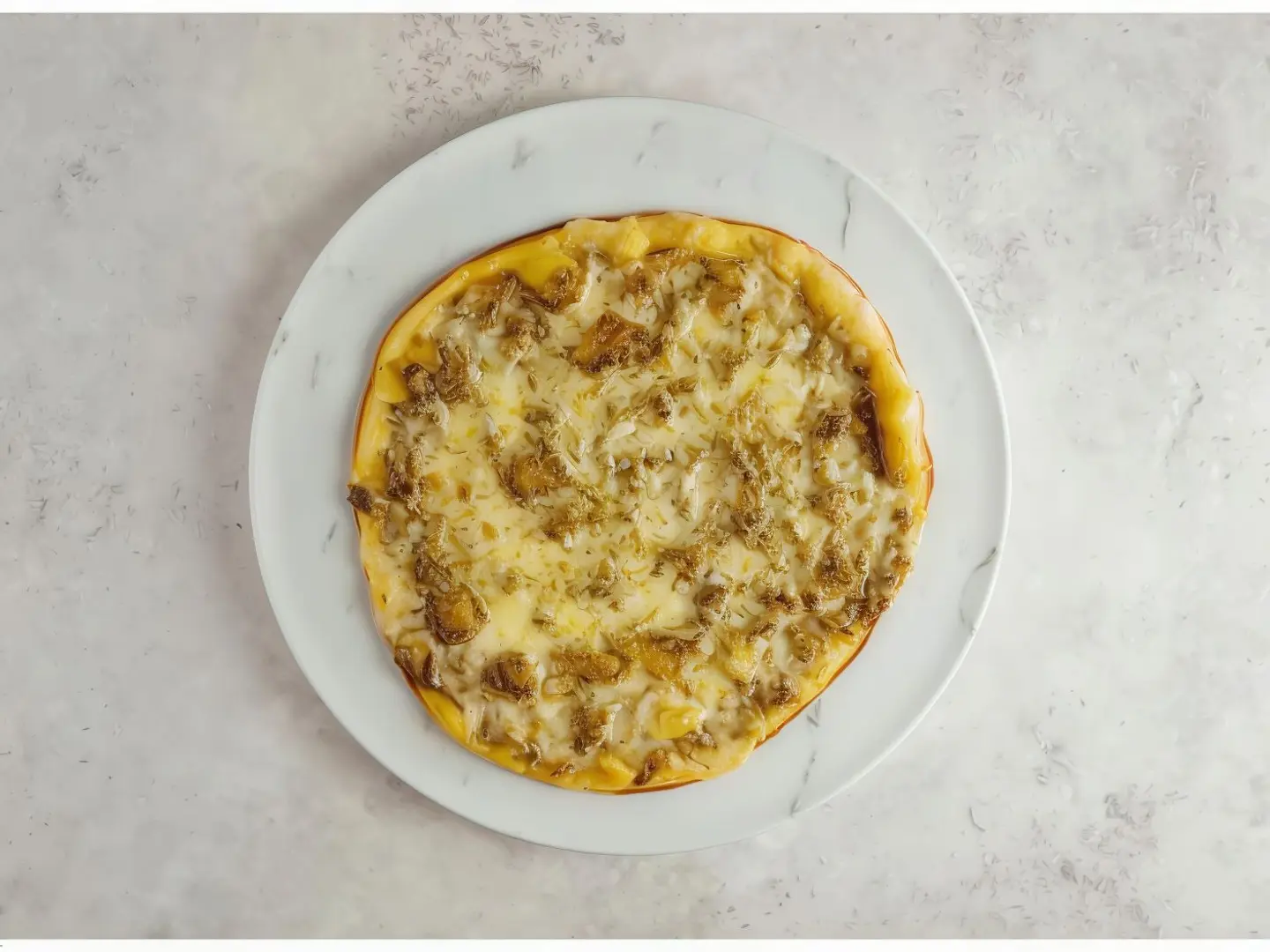 Chicken With Cheese Manoushe