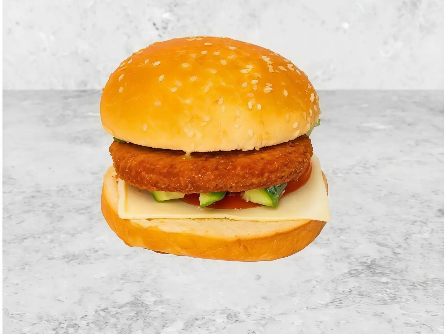 Chicken Burger With Cheese