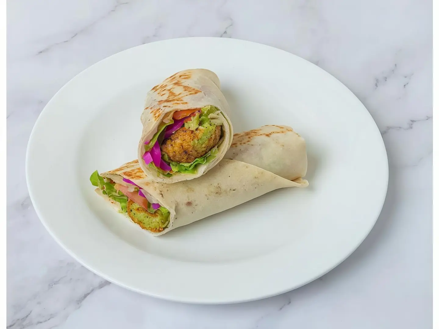 Falafel Sandwich Shami With Cheese