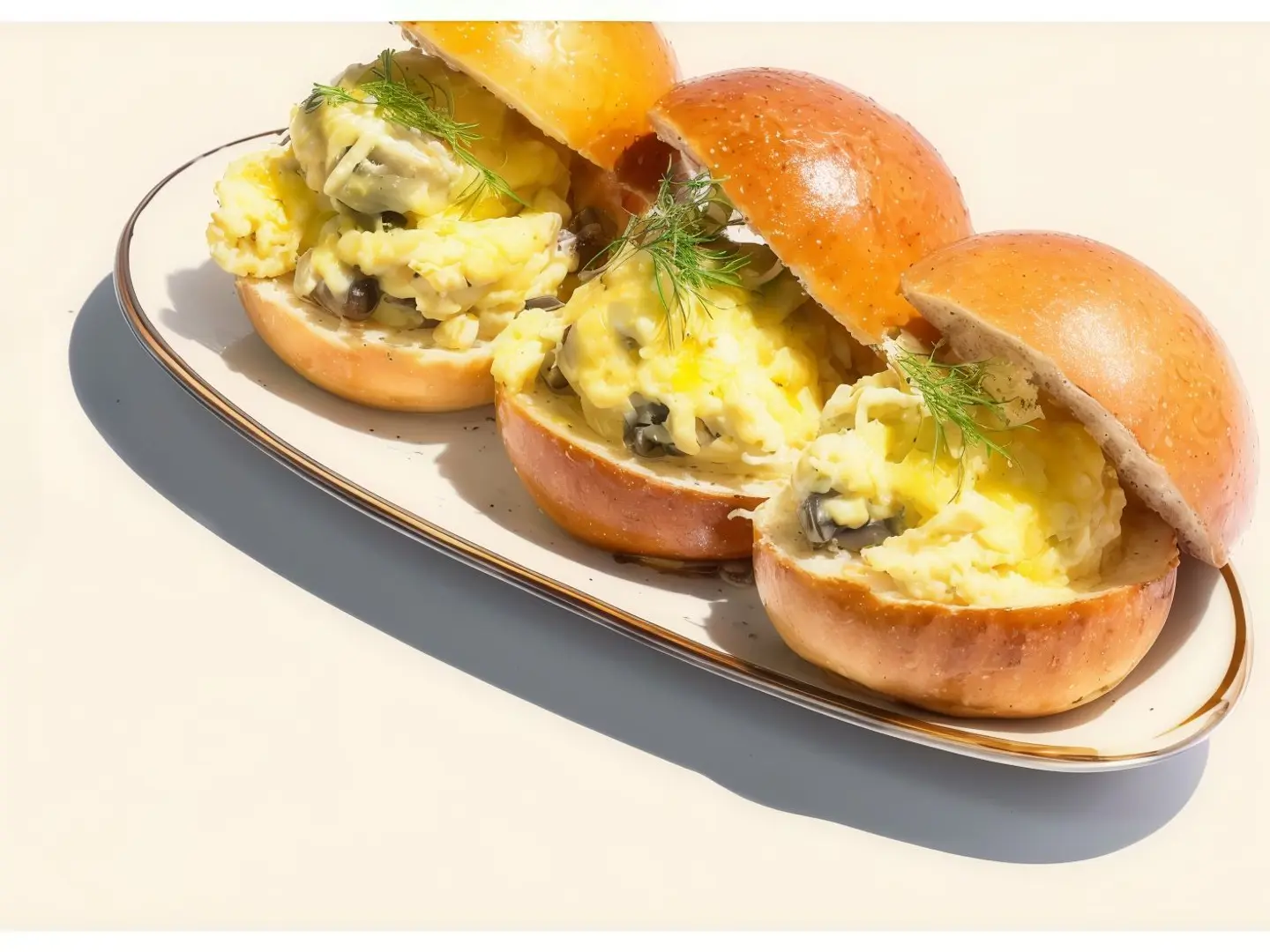 Scrambled Eggs With Truffle And Mushroom