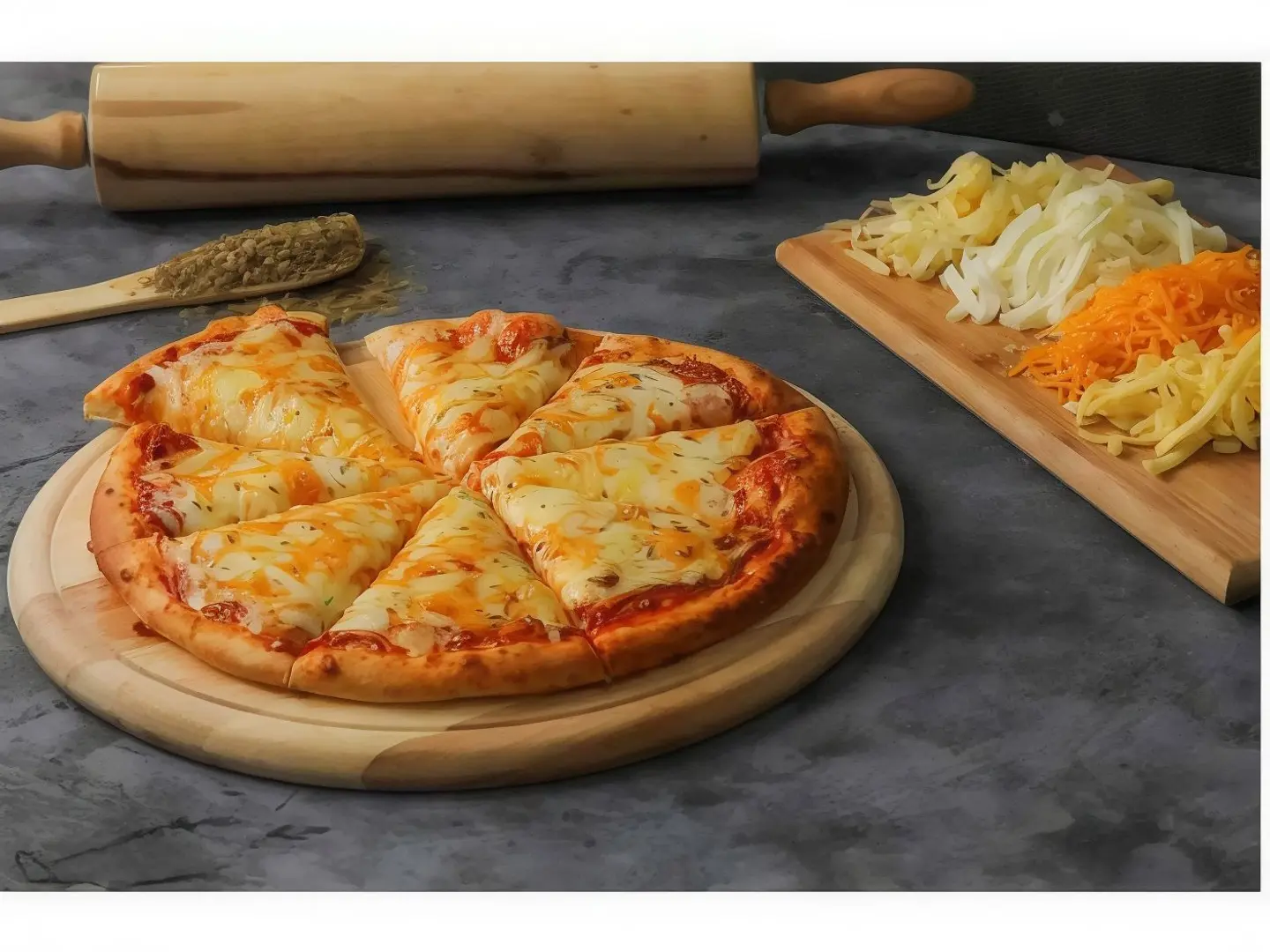 Mixed Cheese Pizza