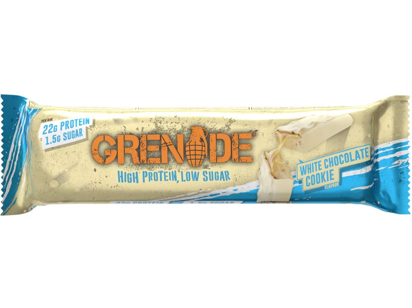 بروتين بار الشوكلاتة البيضاء كوكيز