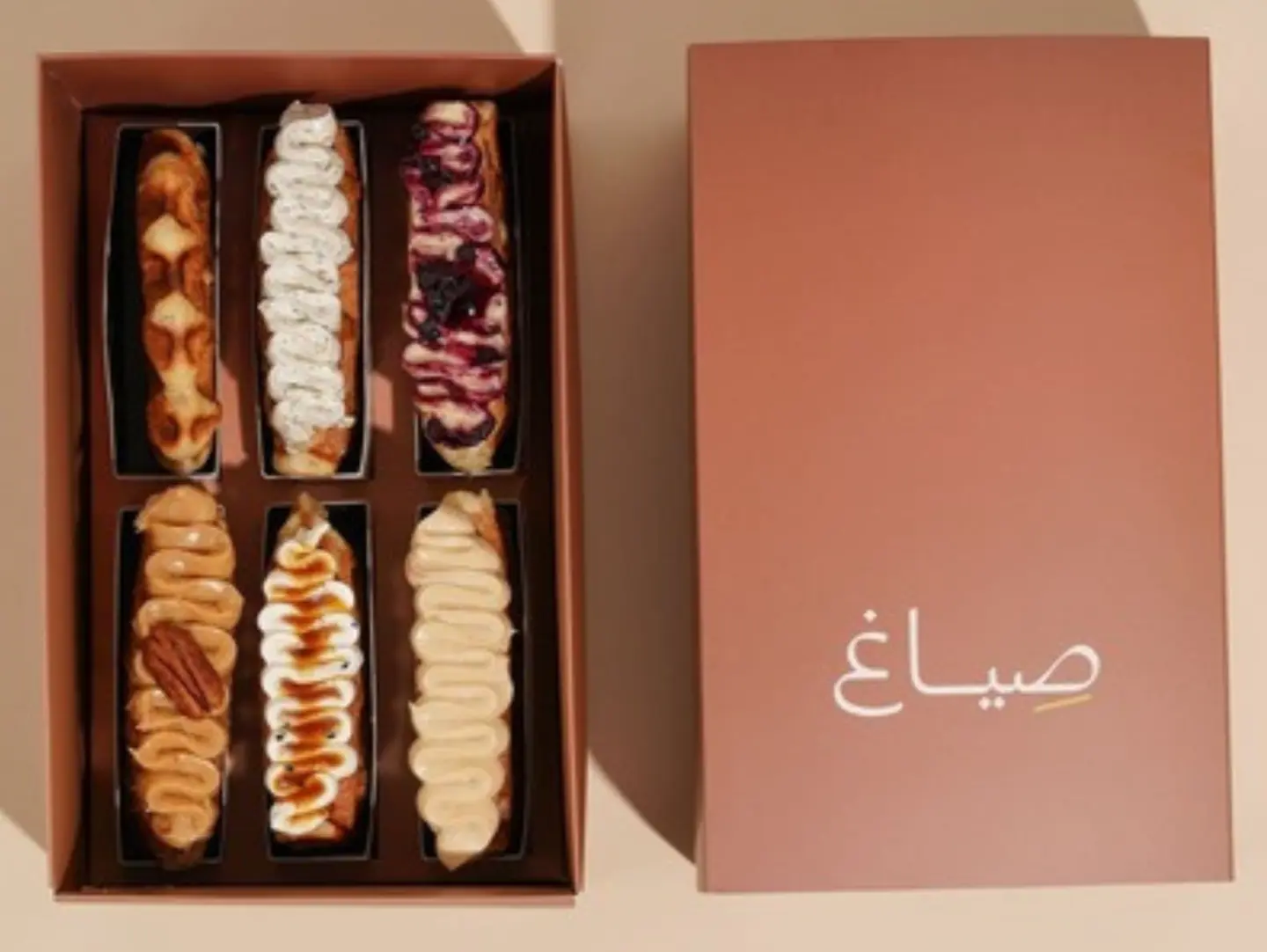 Waffle Box 6 Pieces