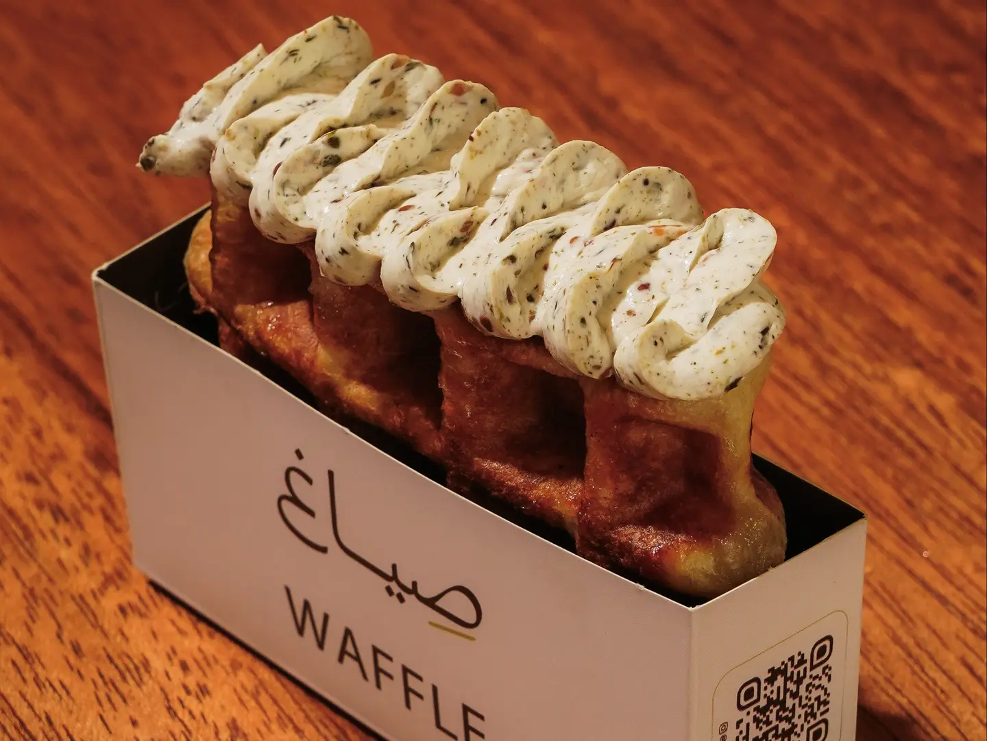 Za'atar Labneh Waffle