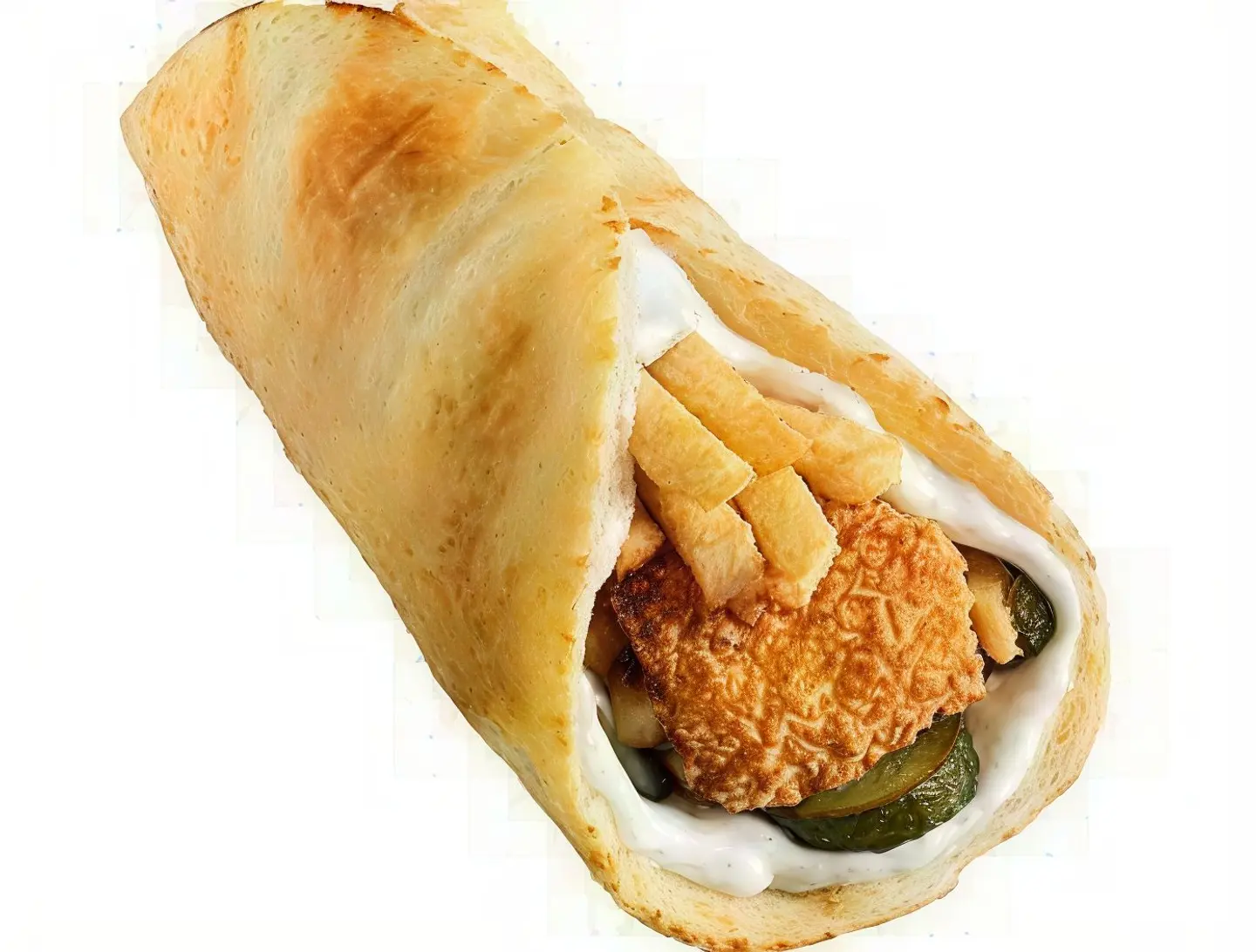 ساندويتش مسحب دجاج - كبير