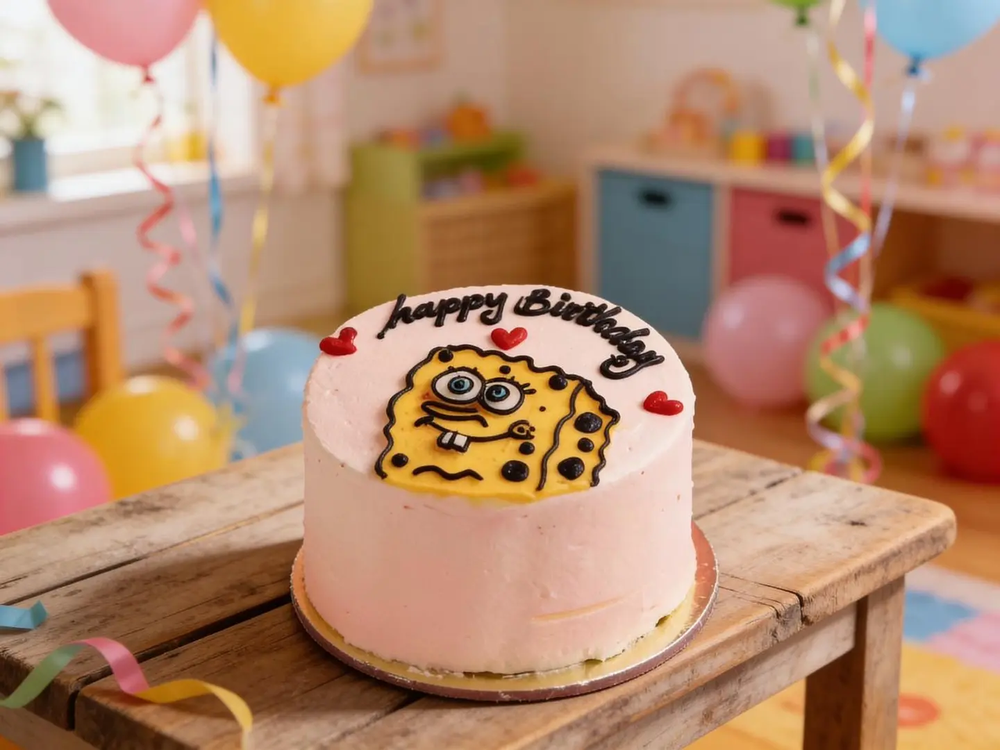 كيكة ميلاد سبونج بوب