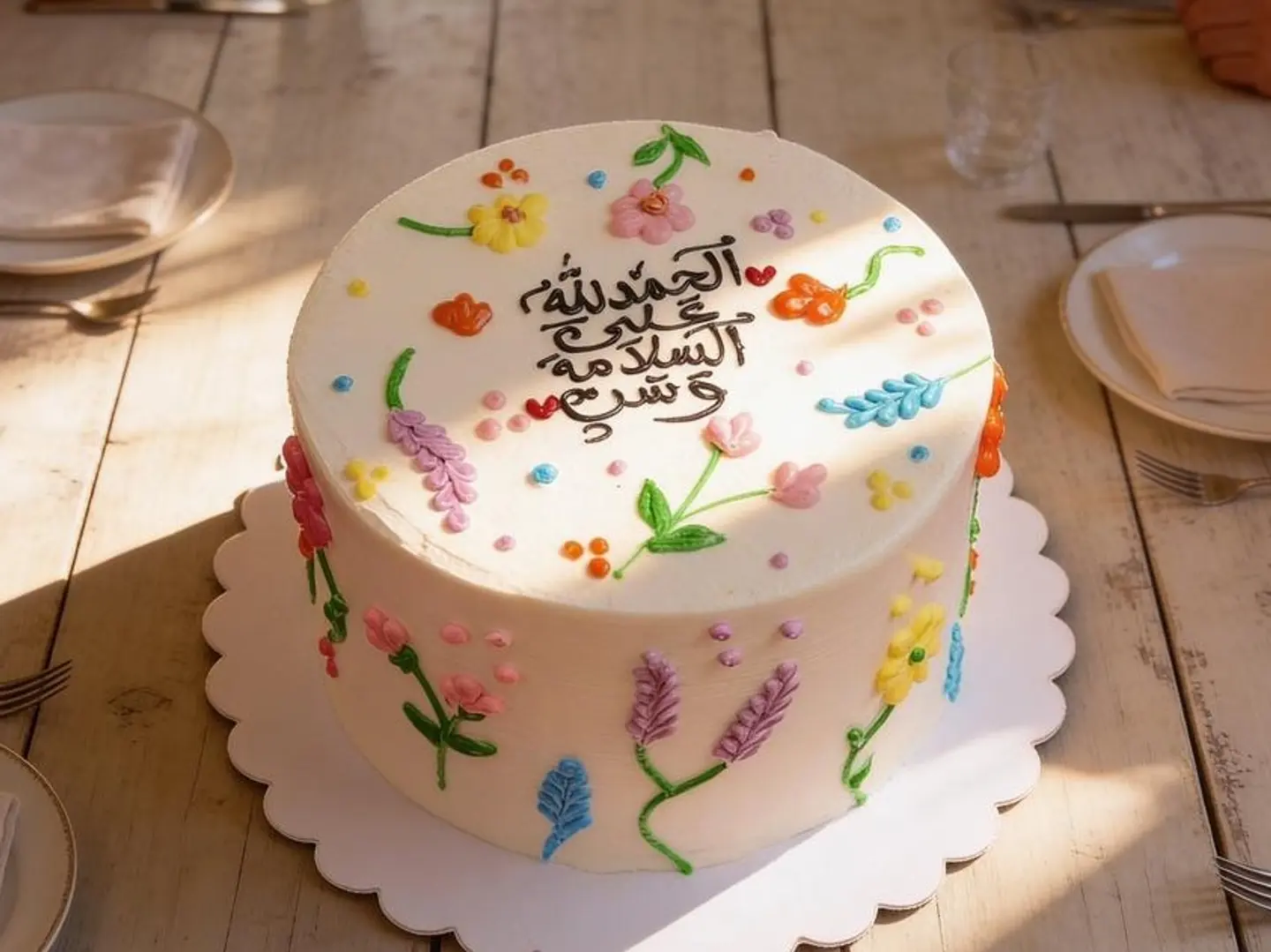 الحمد لله على السلامة 6 إنش