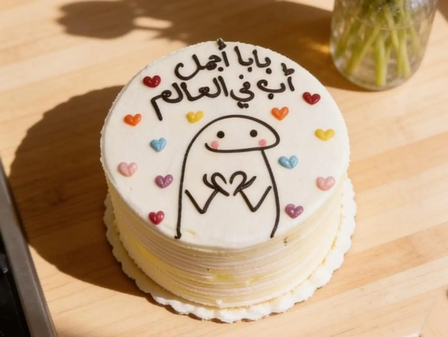 بابا أجمل اب في العالم 3 انش فانيلا