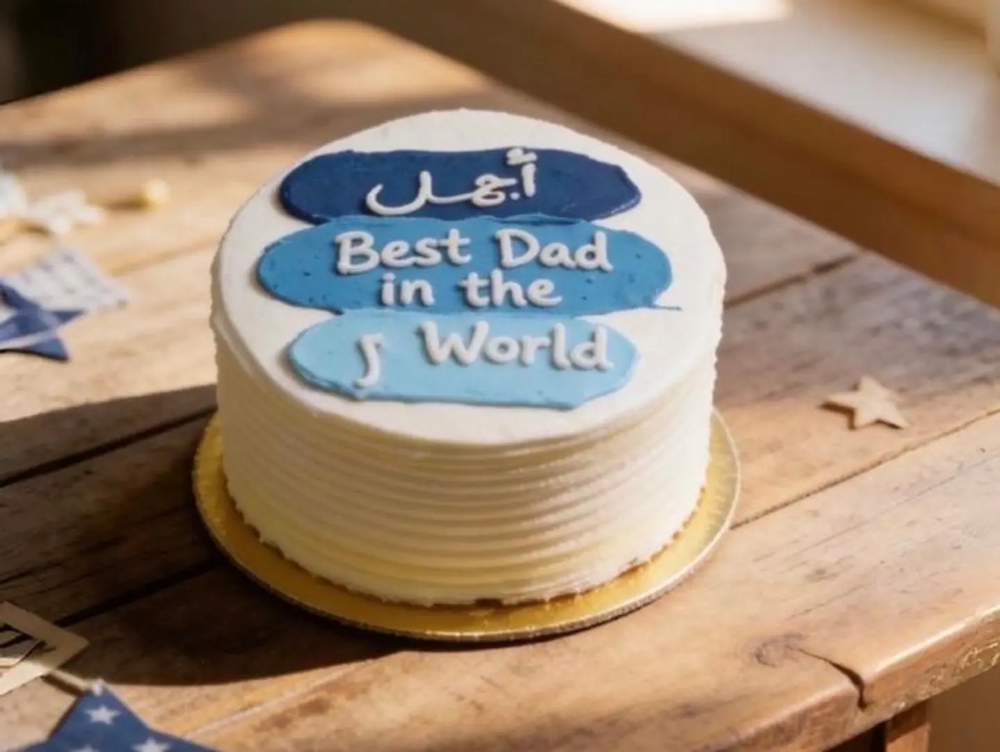 أجمل أب كيك حجم 3 انش فانيلا