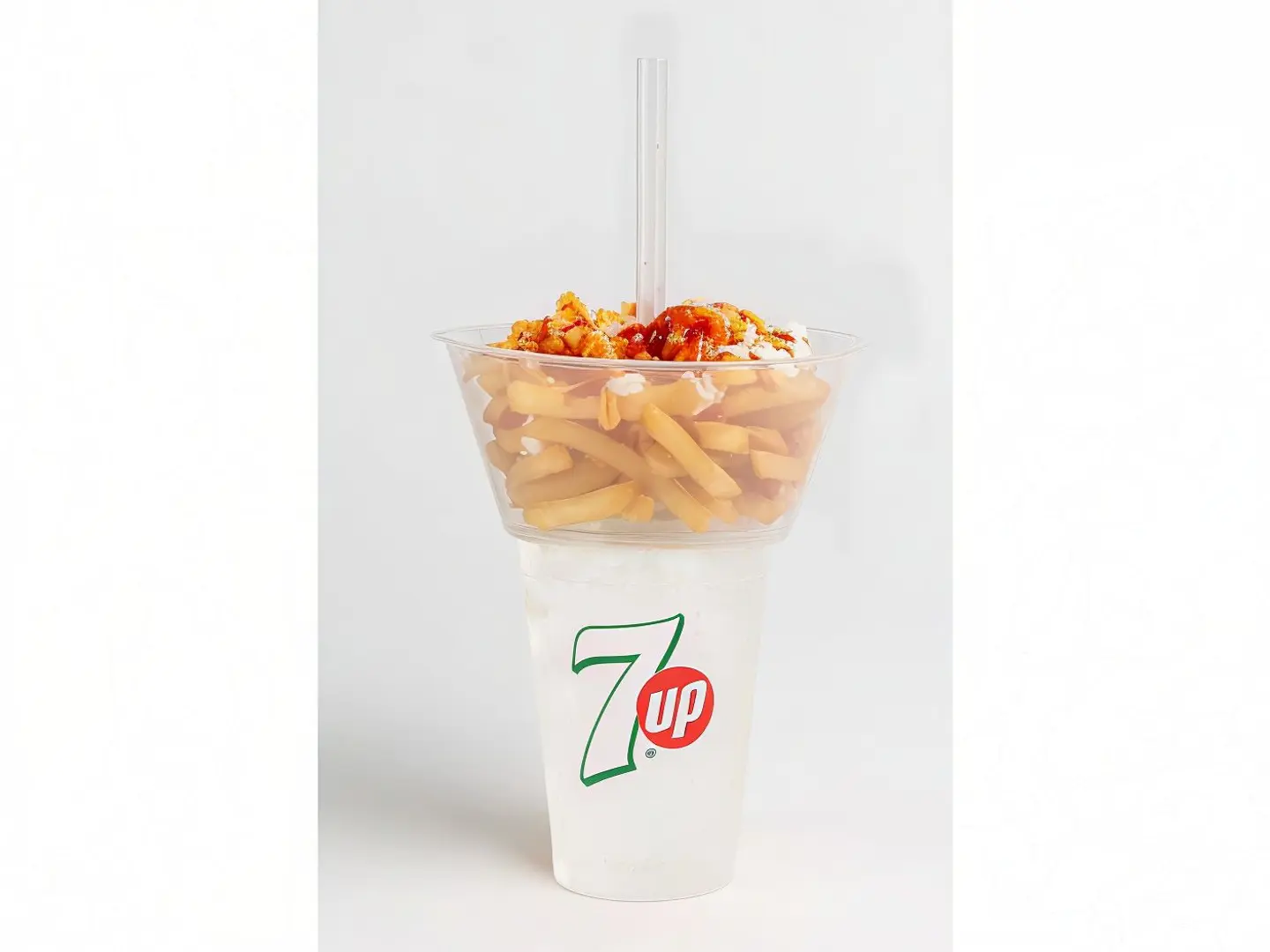 Dynamite Shrimp Fries With 7 Up