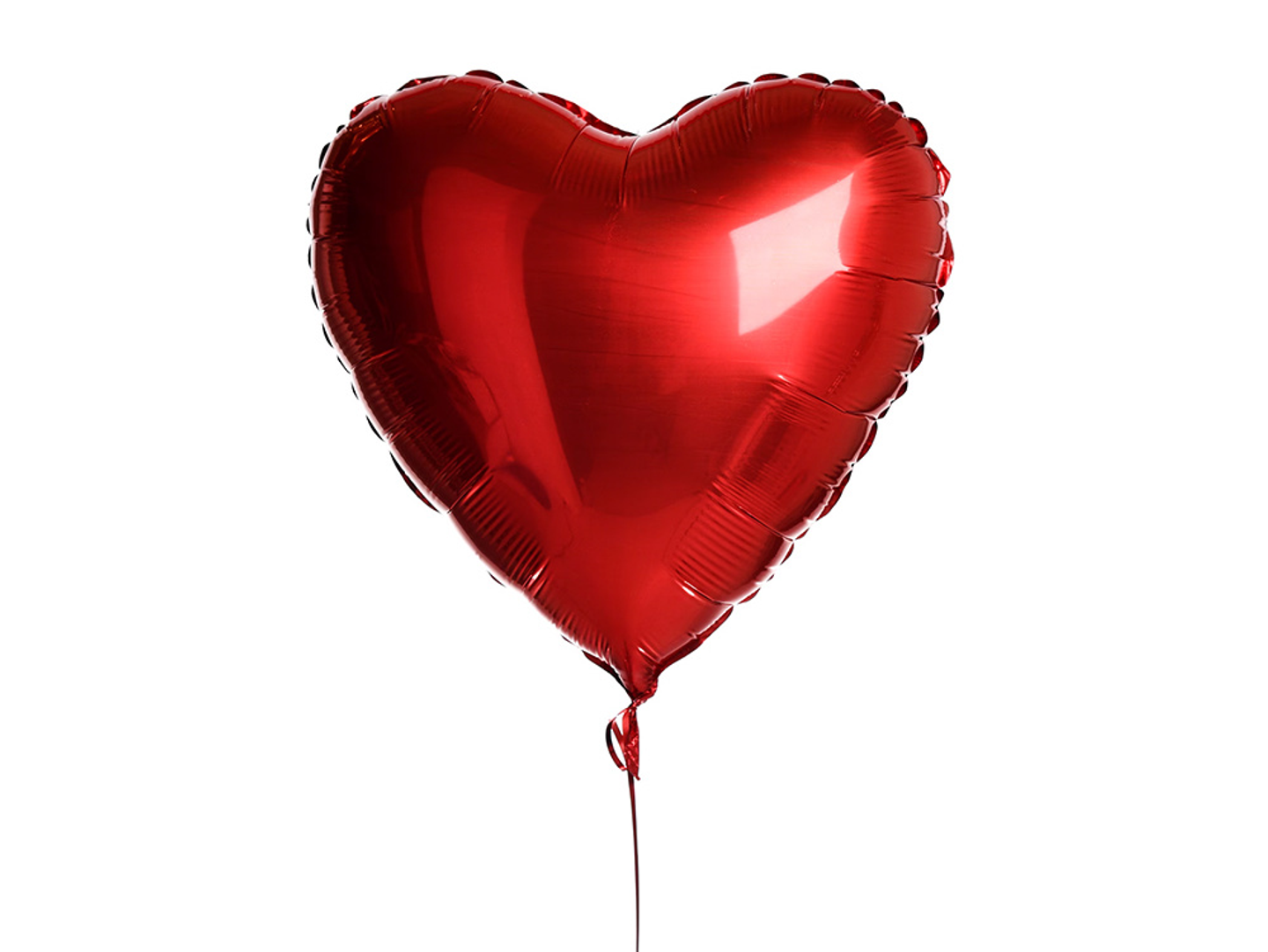 Red Heart Helium Balloon