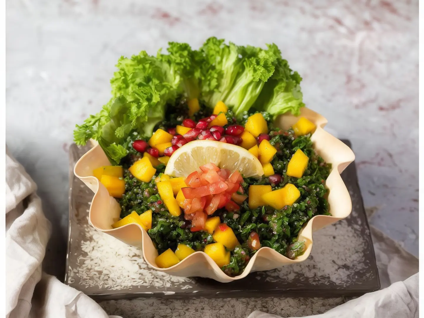 Mango Quinoa Tabbouleh