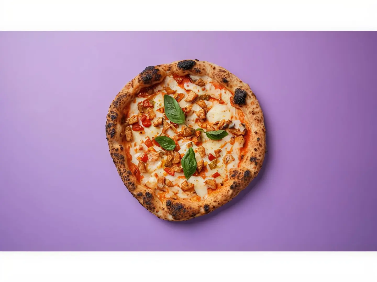 بيتزا الدجاج المكسيكية