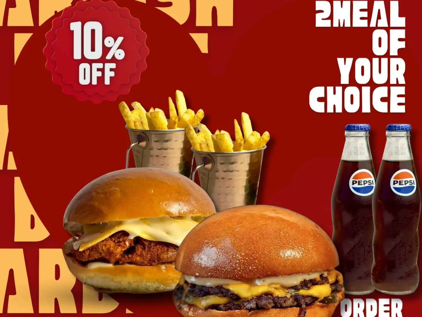 Two Meals Of Your Choice