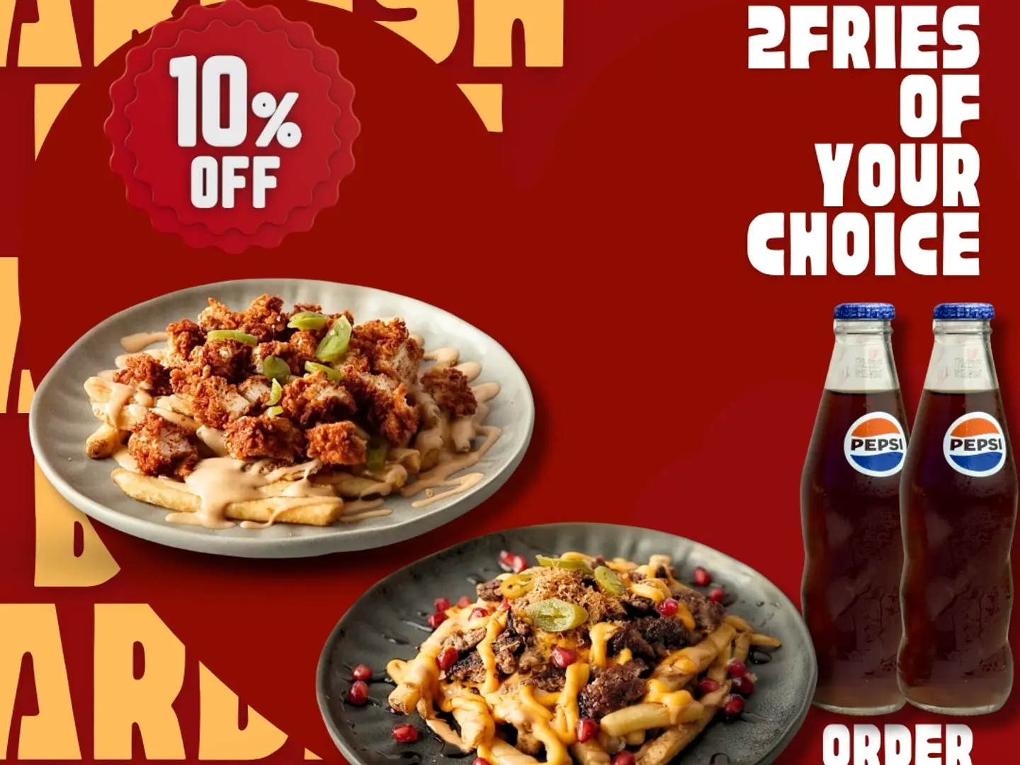 Two Fries Of Your Choice