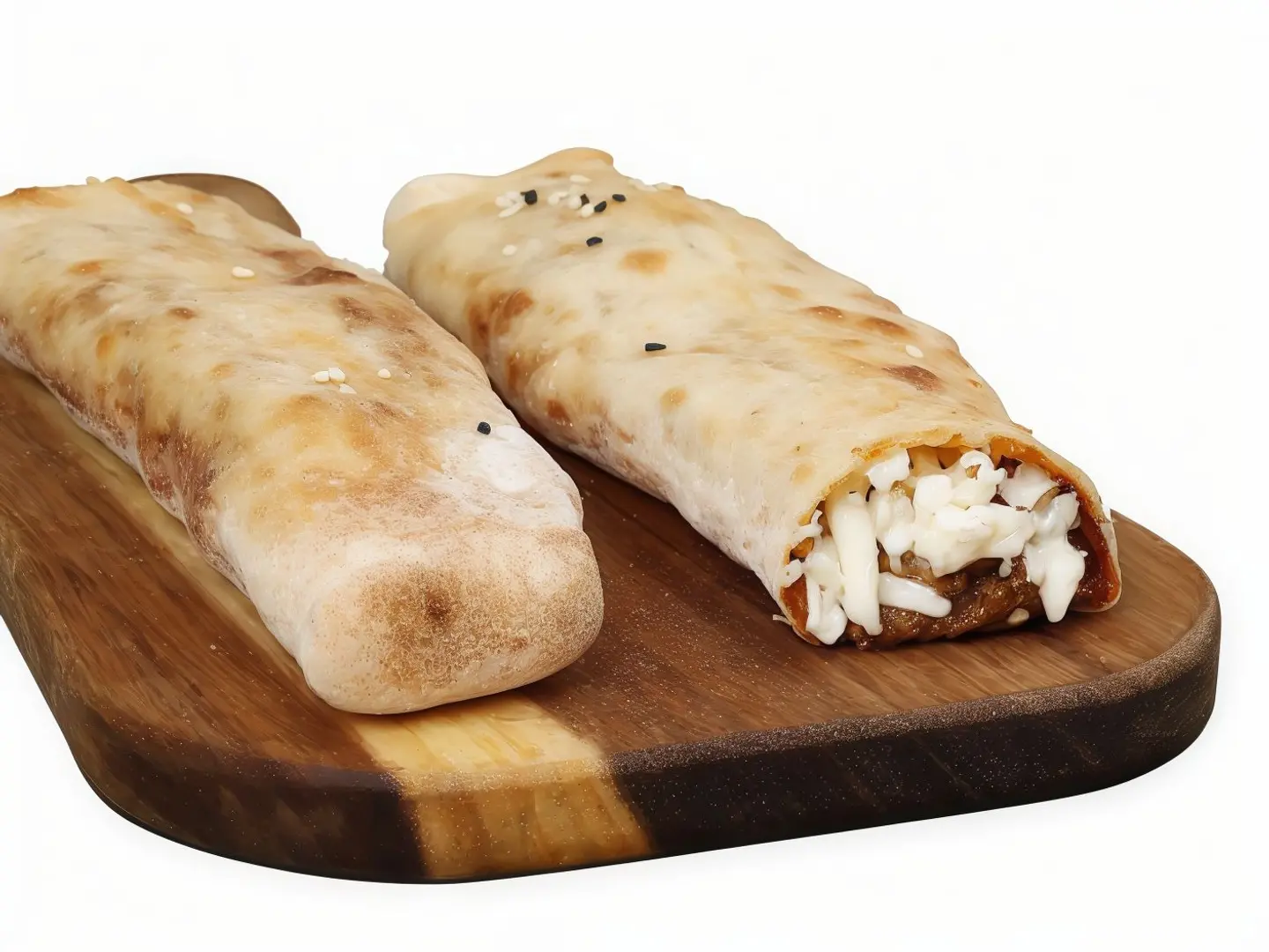 لحم بالعجين بالجبن